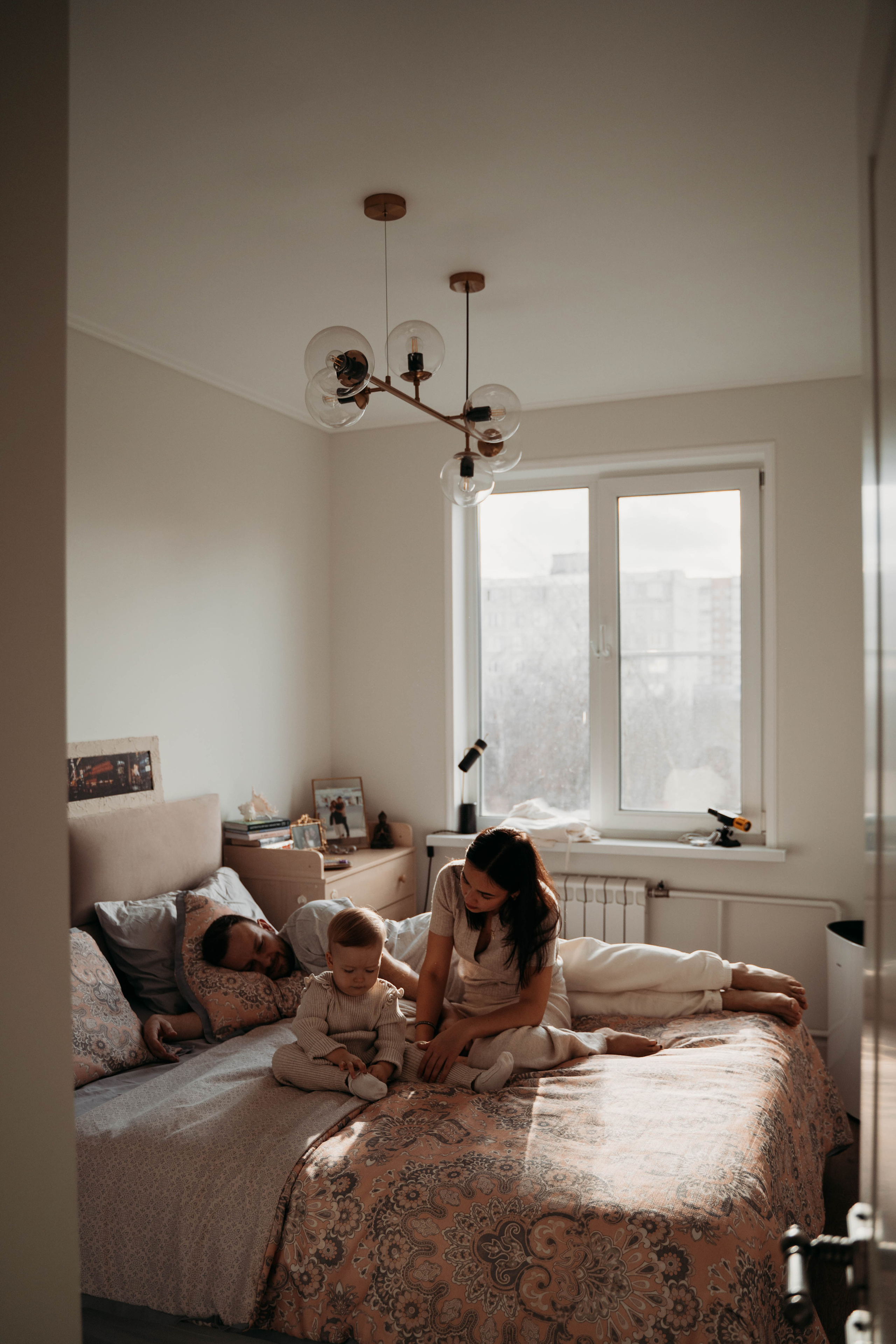 Семейная фотосессия дома. Детский и семейный фотограф в Москве Алёна Шестунова