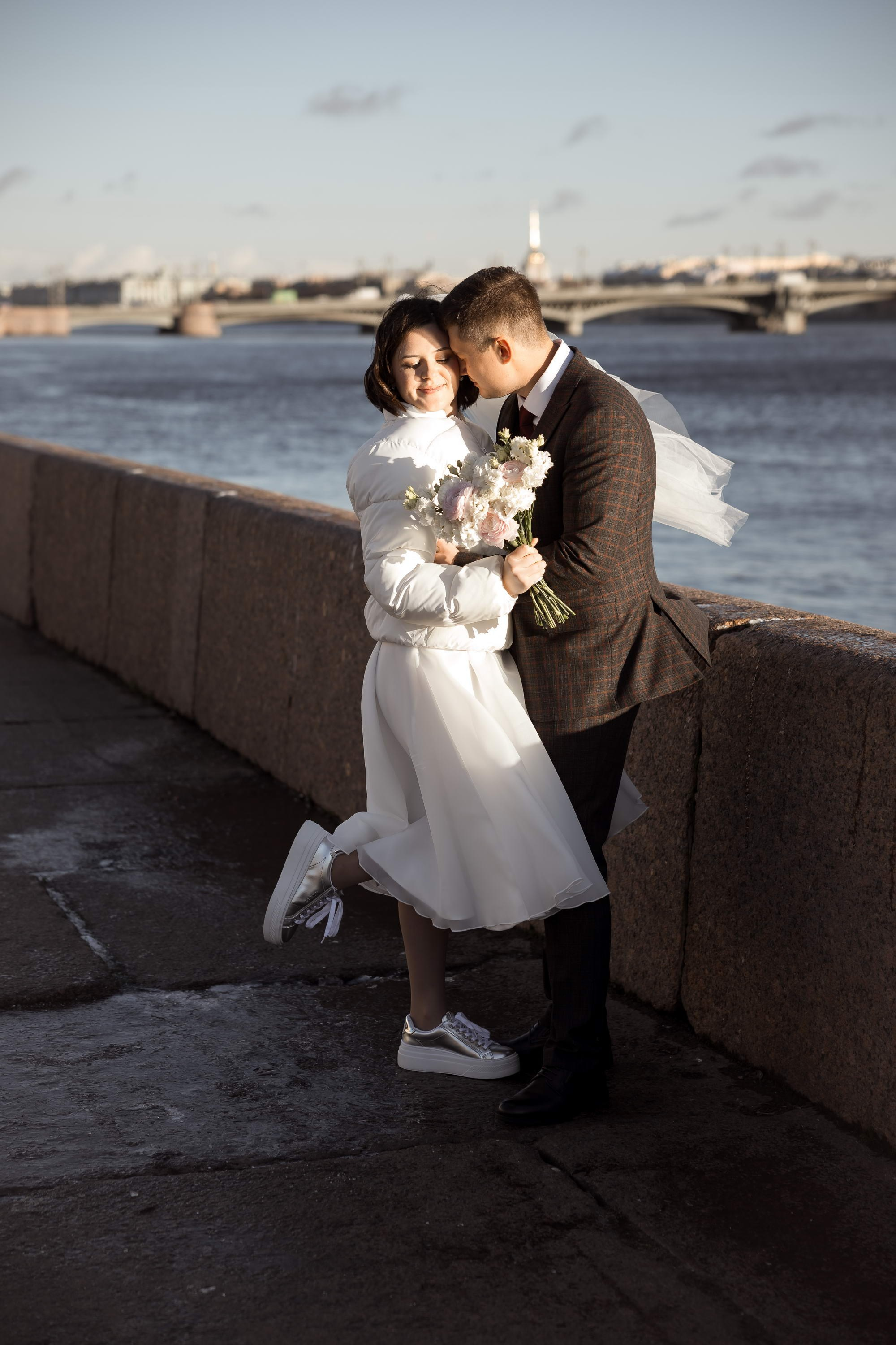 фотосъемка свадьбы в холода