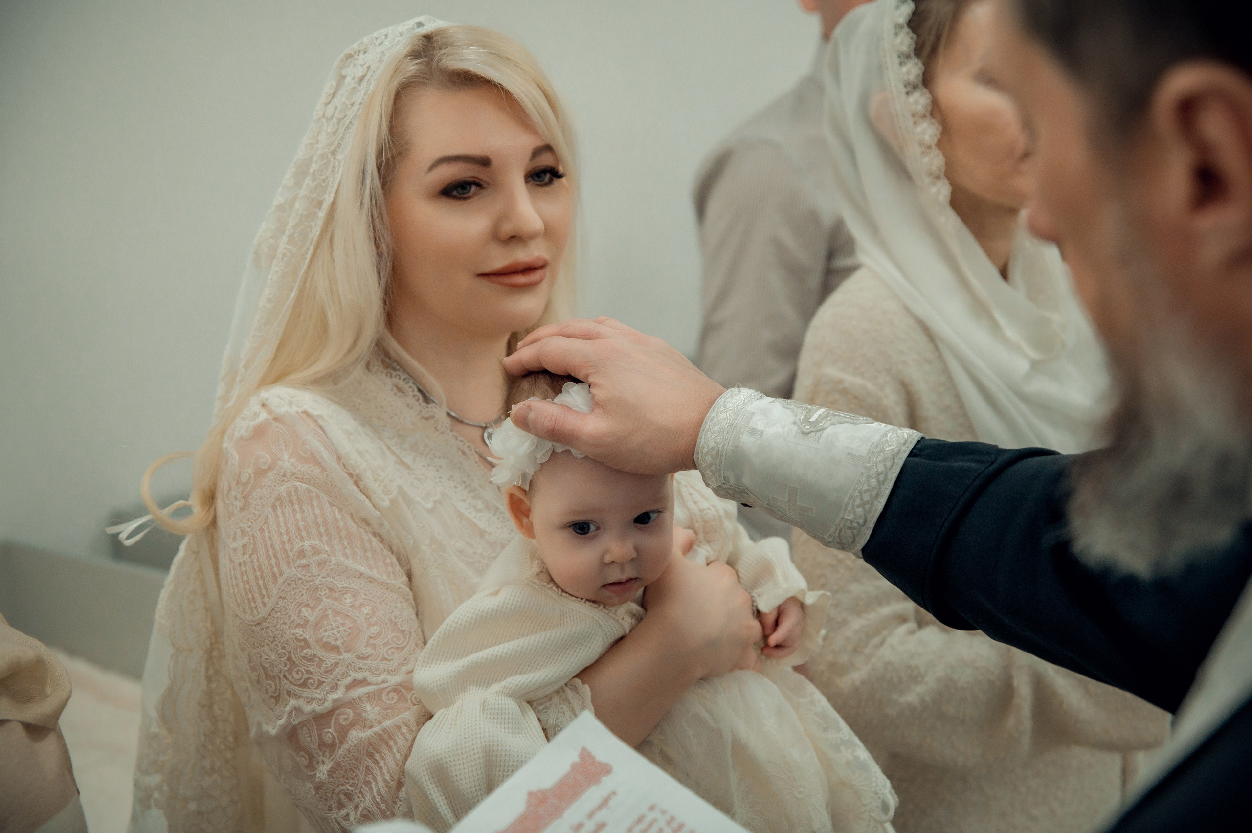 Таинство Крещения Натальи, Собор Александра Невского г. Волгоград. Церковный, семейный и репортажный фотограф Волгоград, Волжский