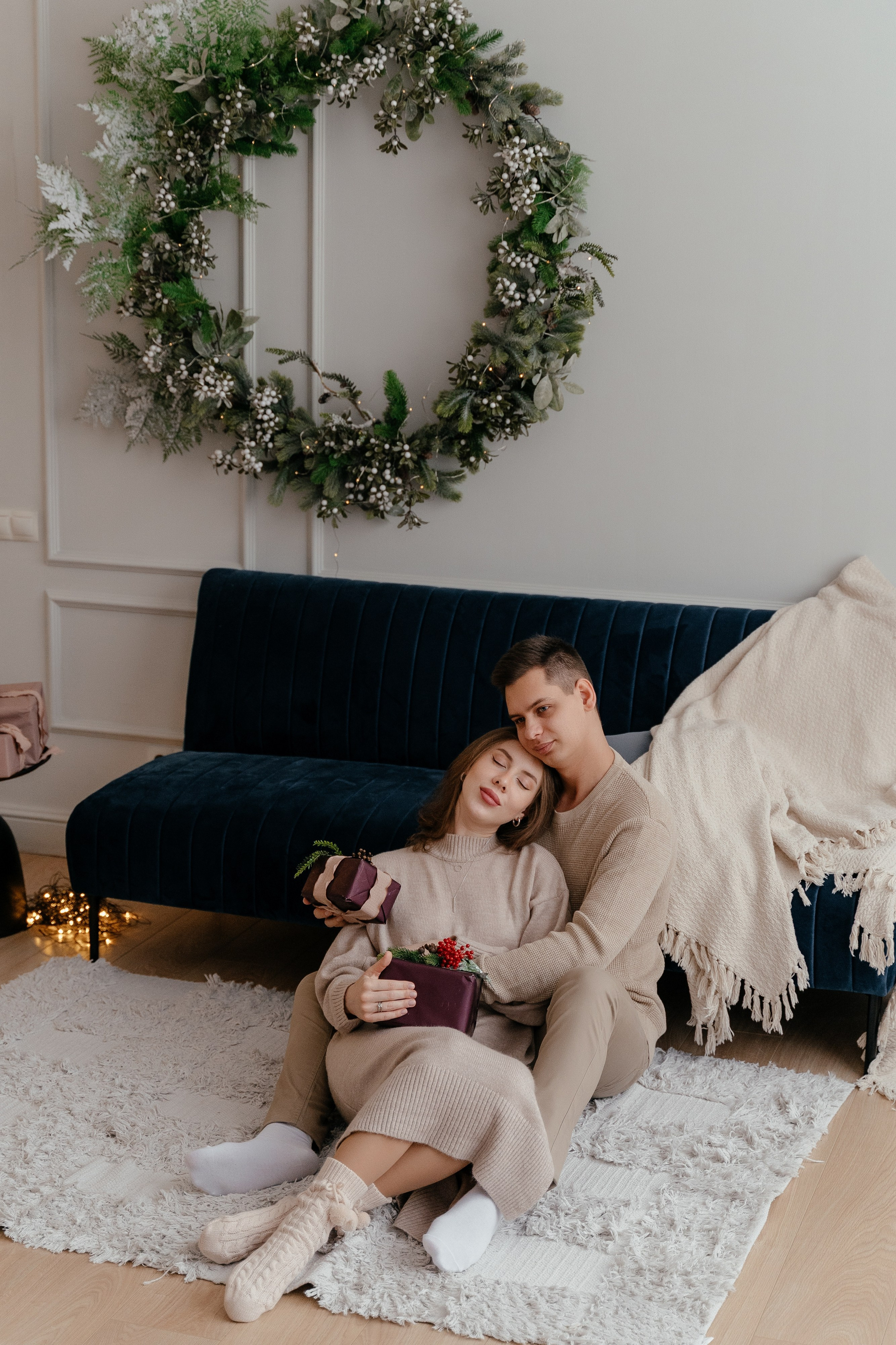 Вика и Максим Новый Год. Фотограф Ирина Романова