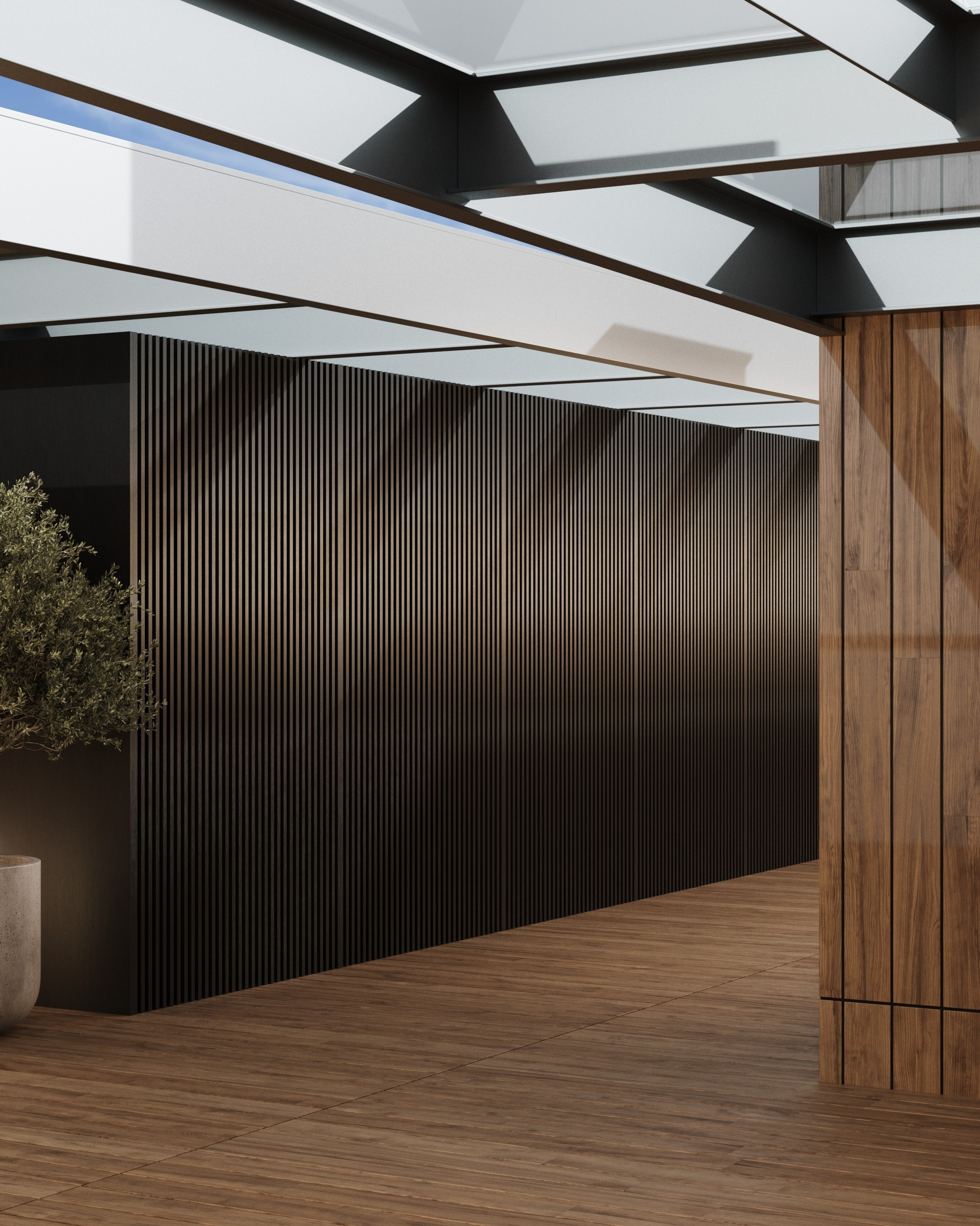 Визуализация крыши пентхауса Москва. Архитектор-дизайнер в Казани