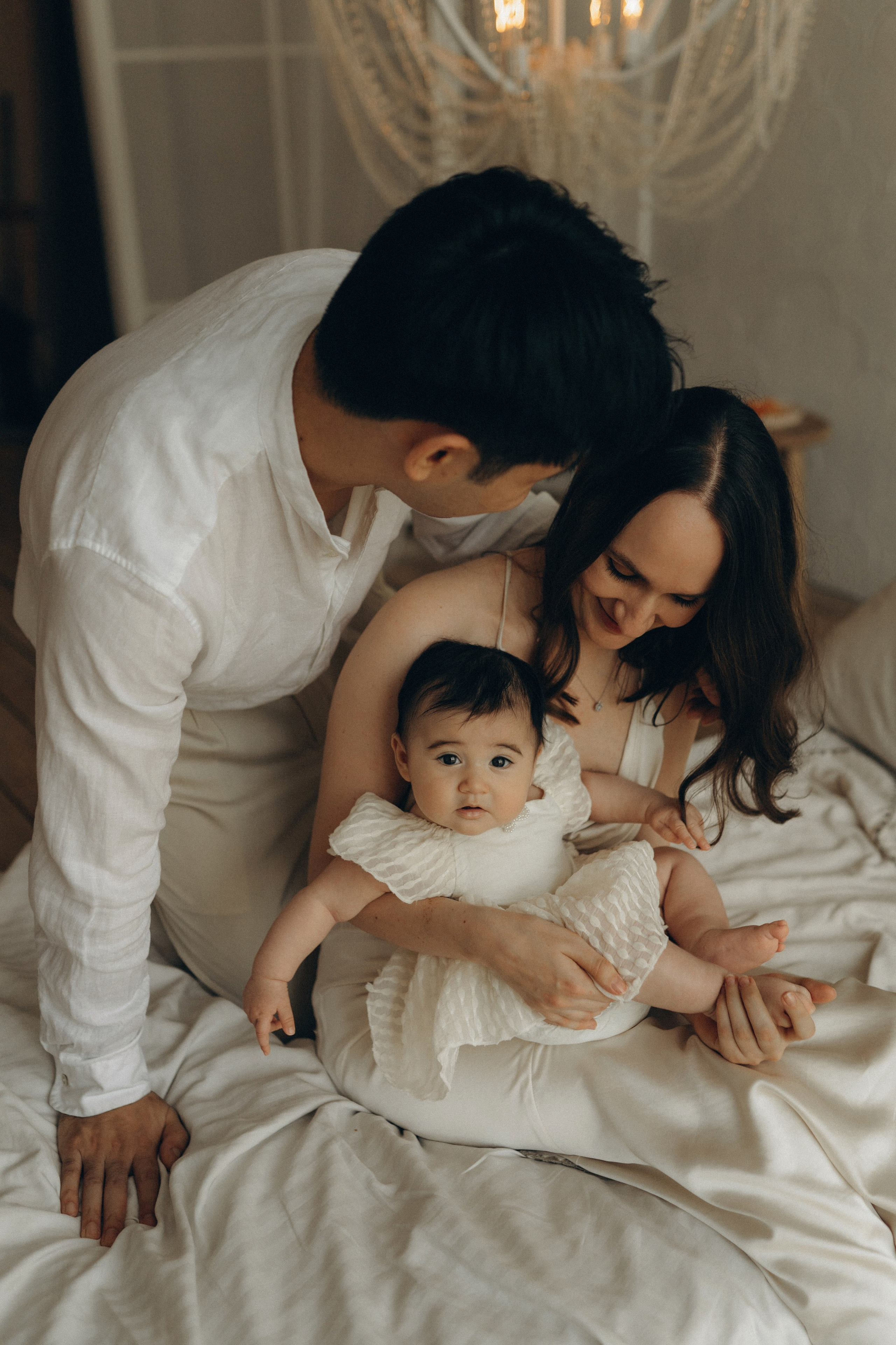 Малышка Нина и родители. Семейный lifestyle фотограф в Москве Рената Рафикова