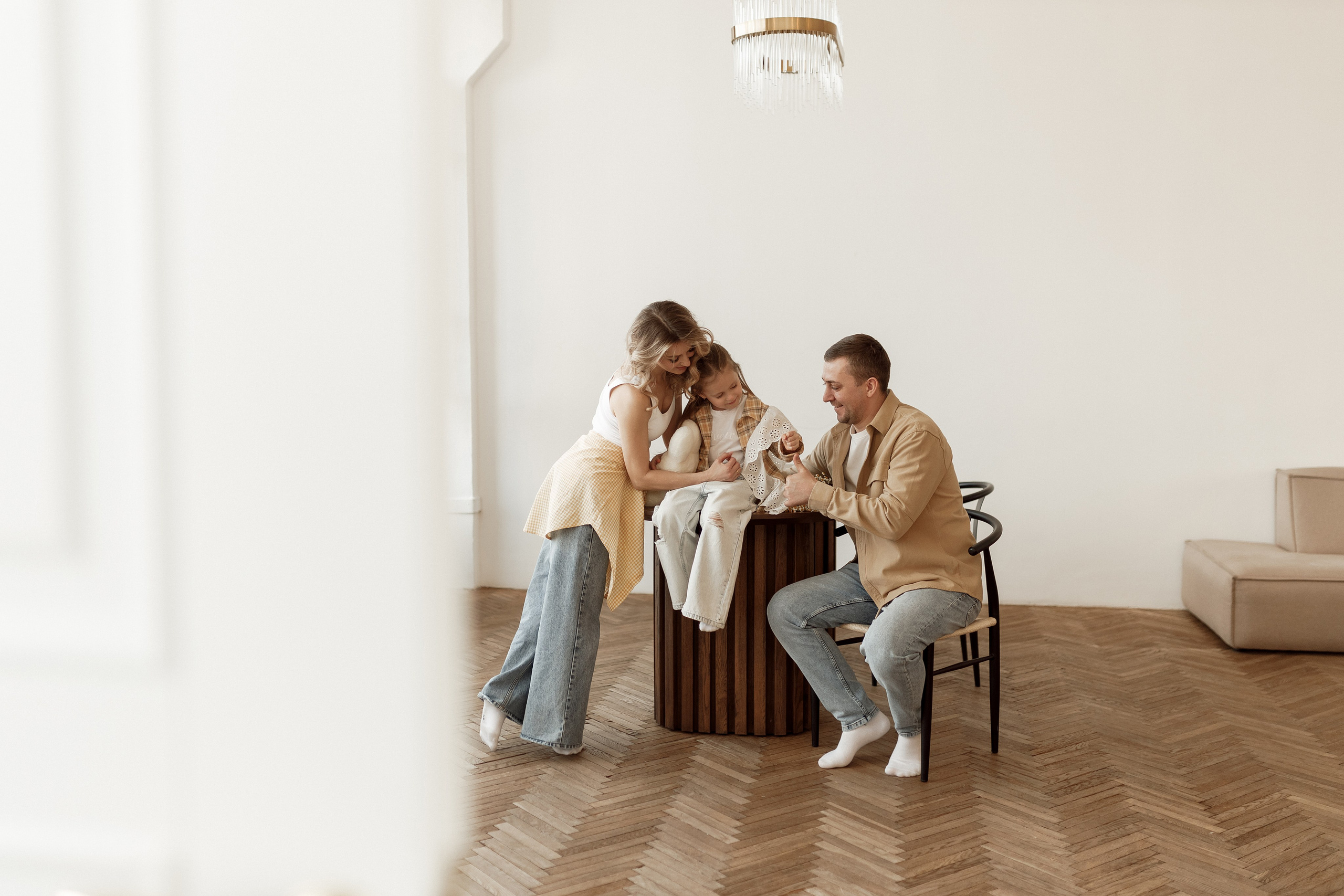 Алина с семьёй. Фотограф в Москве Юлия Хамзина