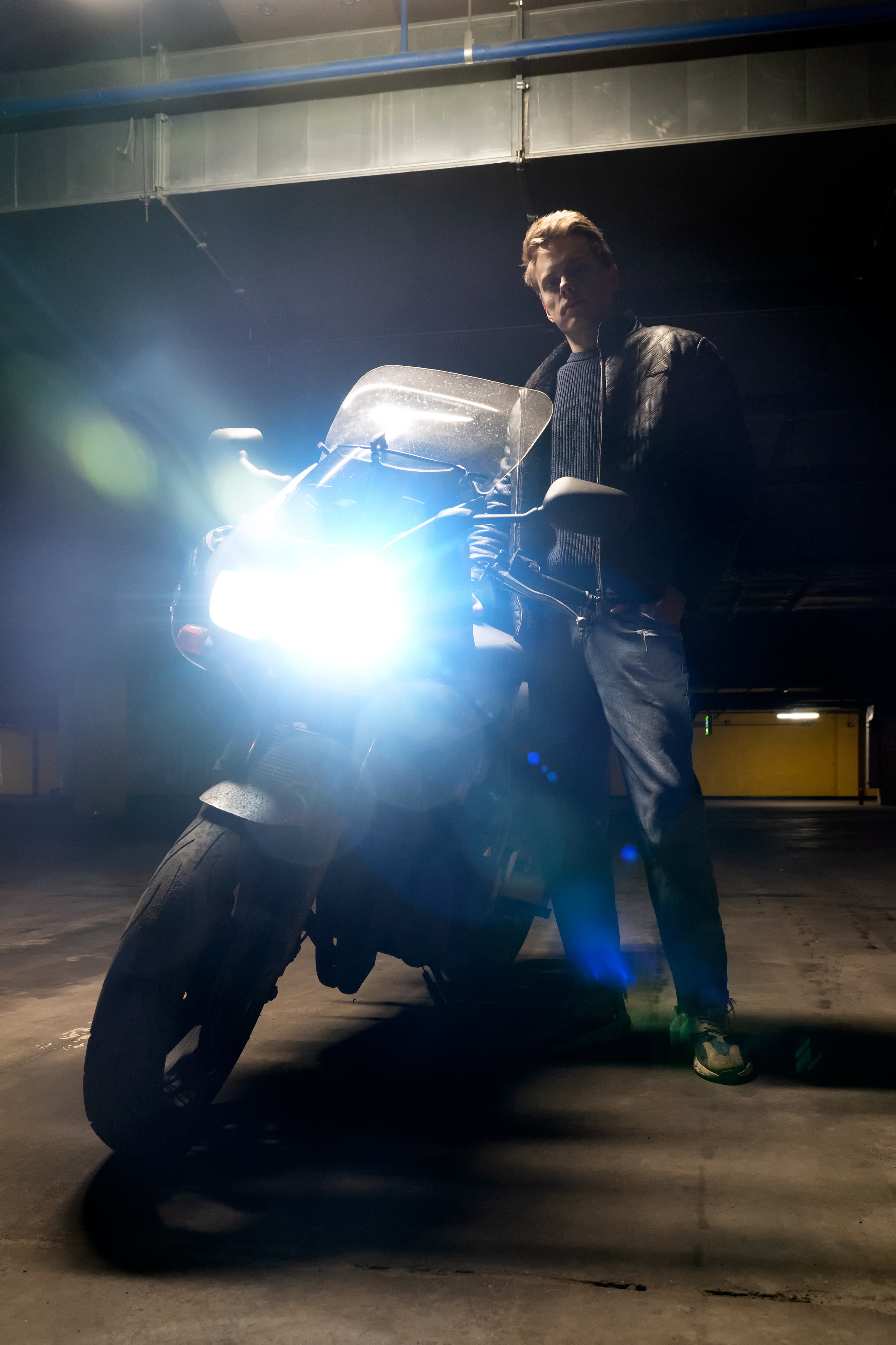 На парковке. Photomantis