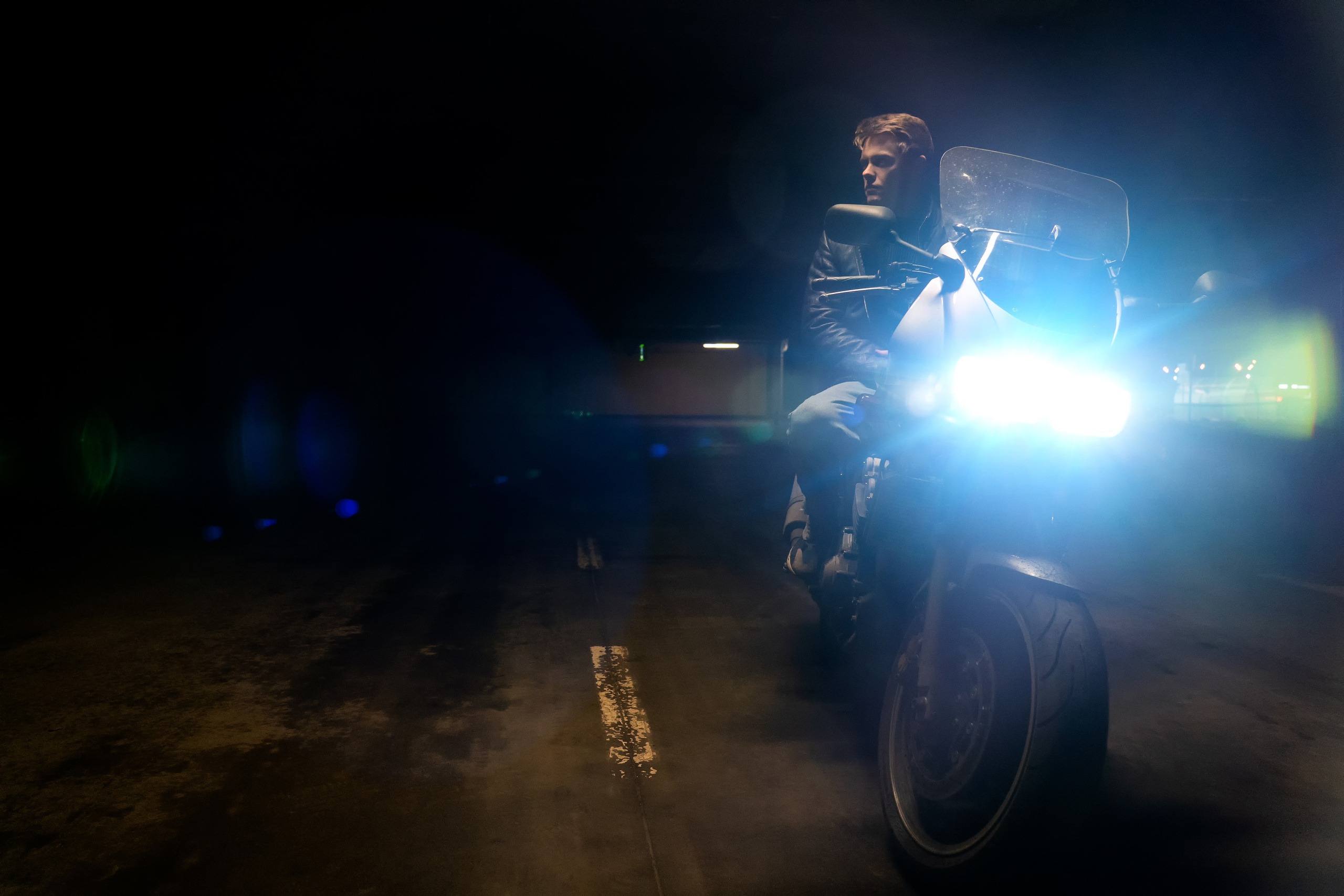 На парковке. Photomantis