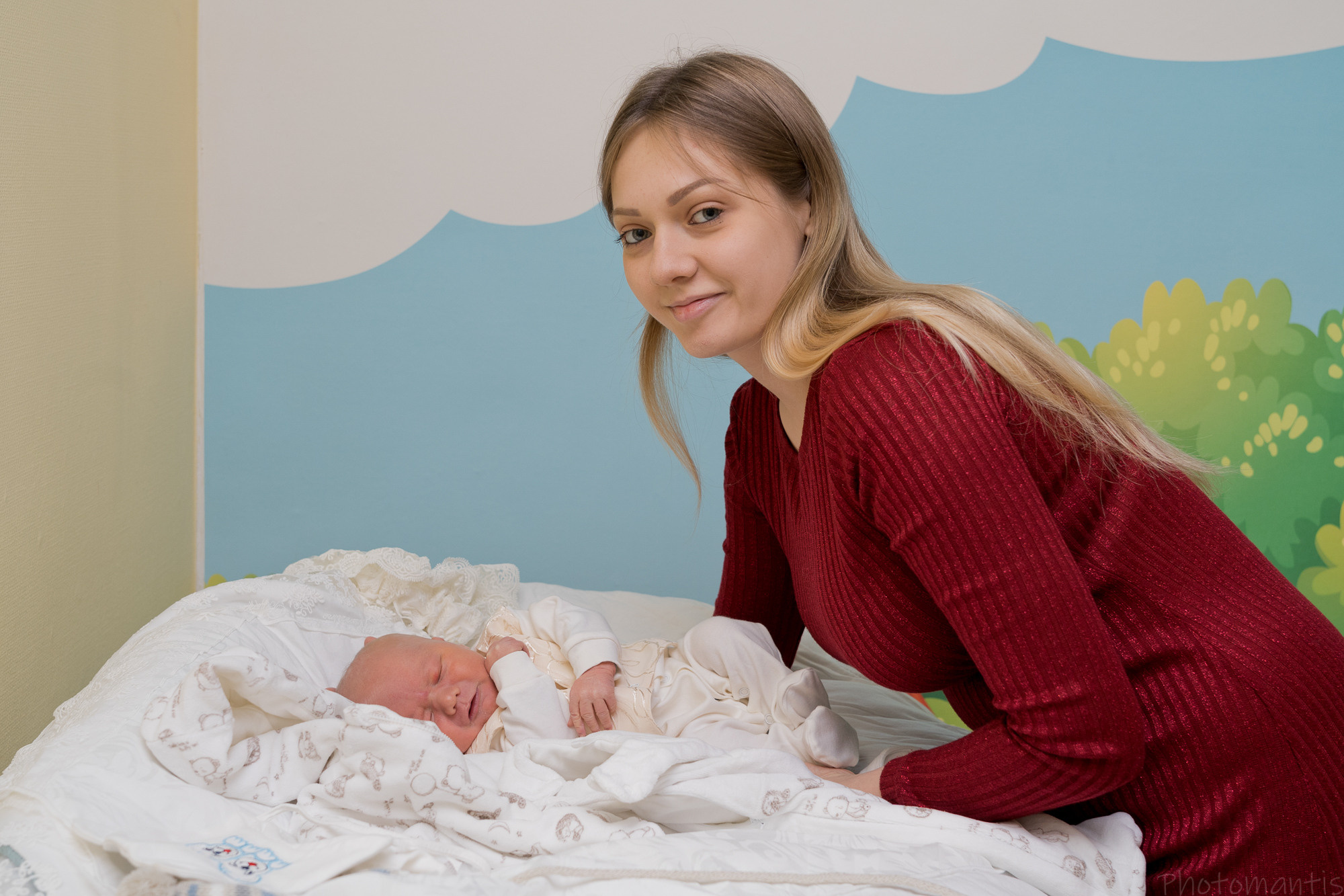 Выписка из роддома. Photomantis