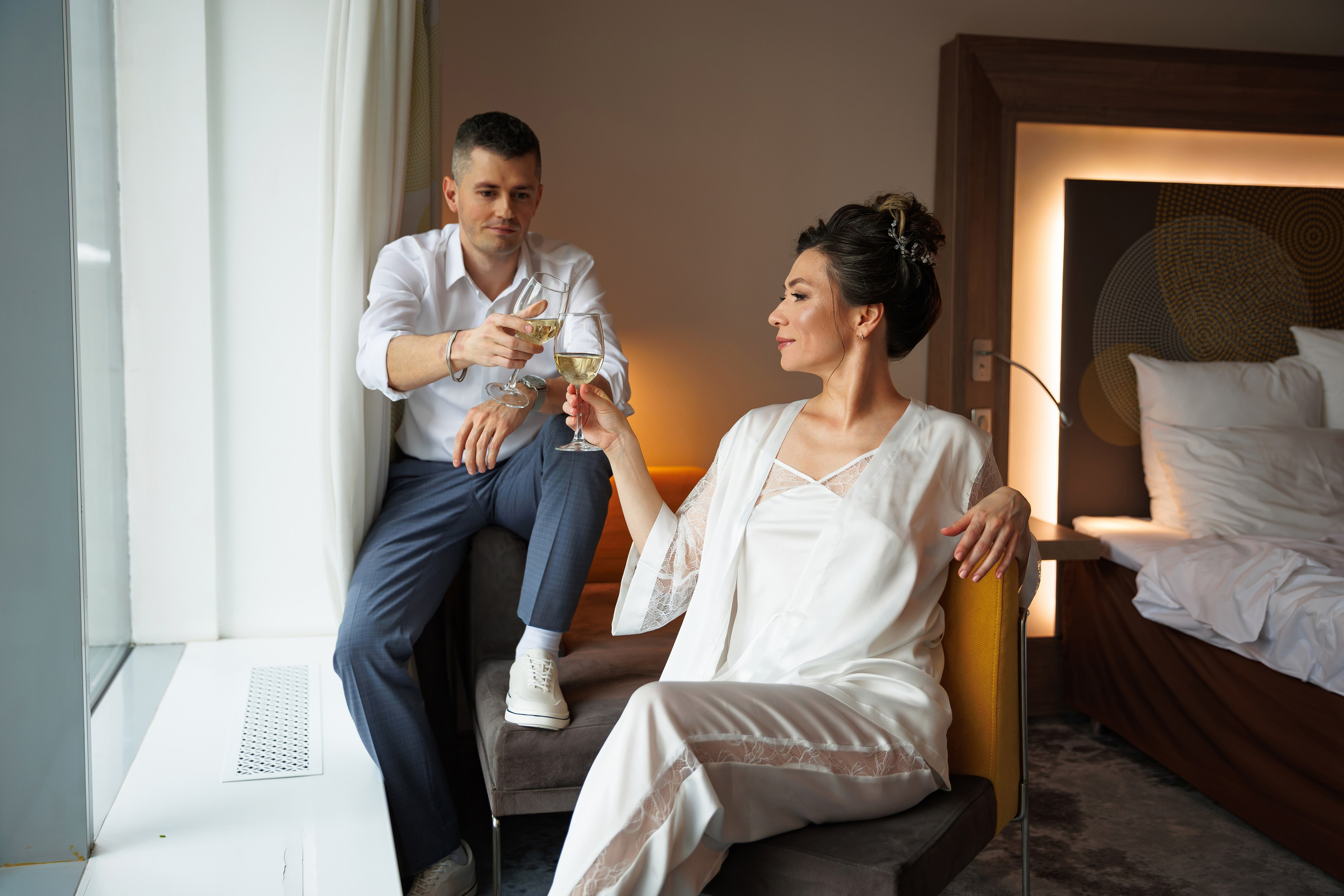 Свадебная фотосессия в библиотеке читальне им Пушкина. Свадебный фотограф Москва и МО Сергей Киржаев