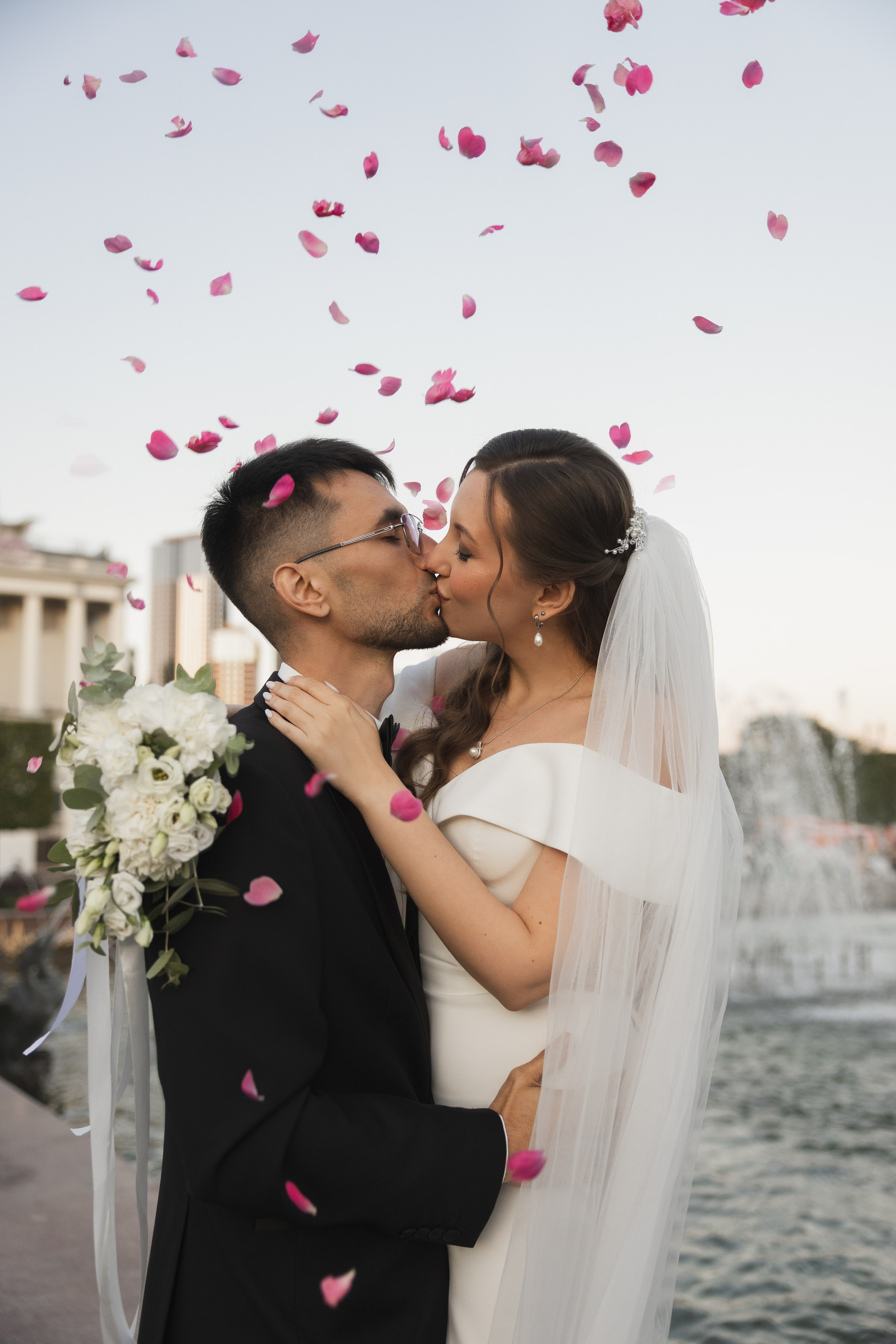 Ксюша и Гоша Solux и ВДНХ. Свадебный и портретный фотограф в Москве Мария Кравченко