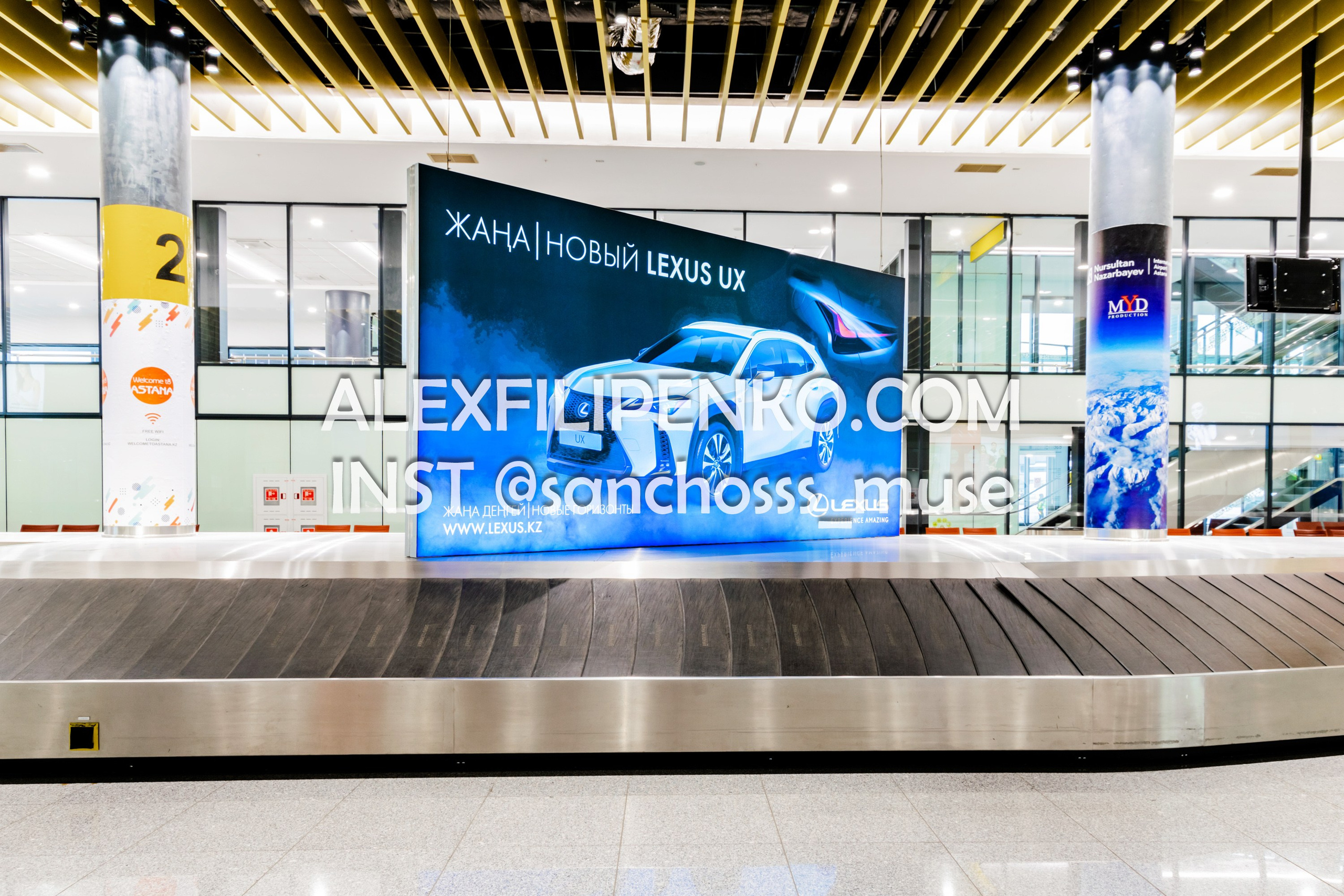 Фотосъемка для рекламного оператора MYD Production в Аэропорту Астаны. Фотограф интерьера недвижимости и архитектуры в Астане