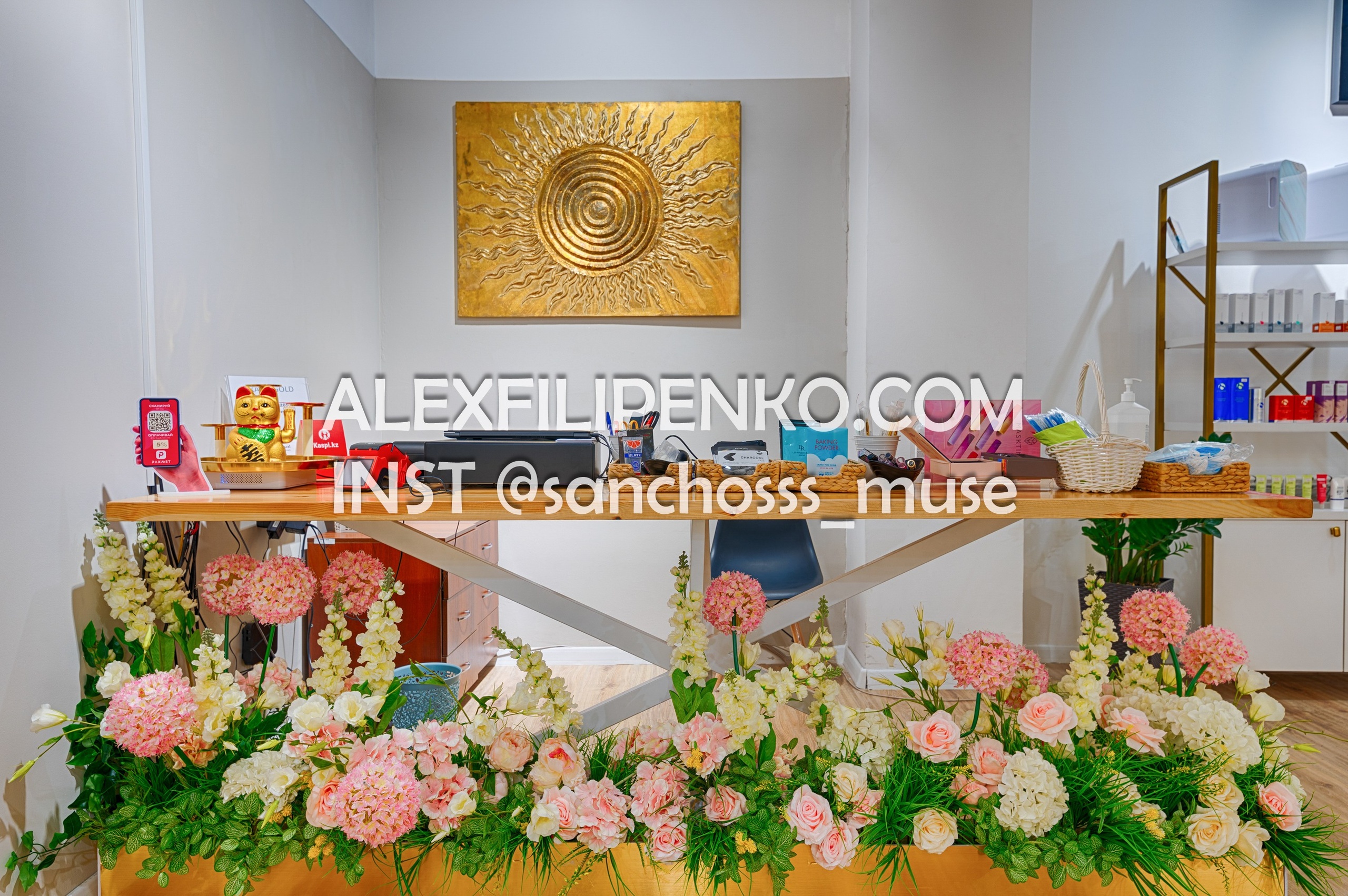 Luxe K-COSMETICS, магазина косметики. Фотограф интерьера недвижимости и архитектуры в Астане