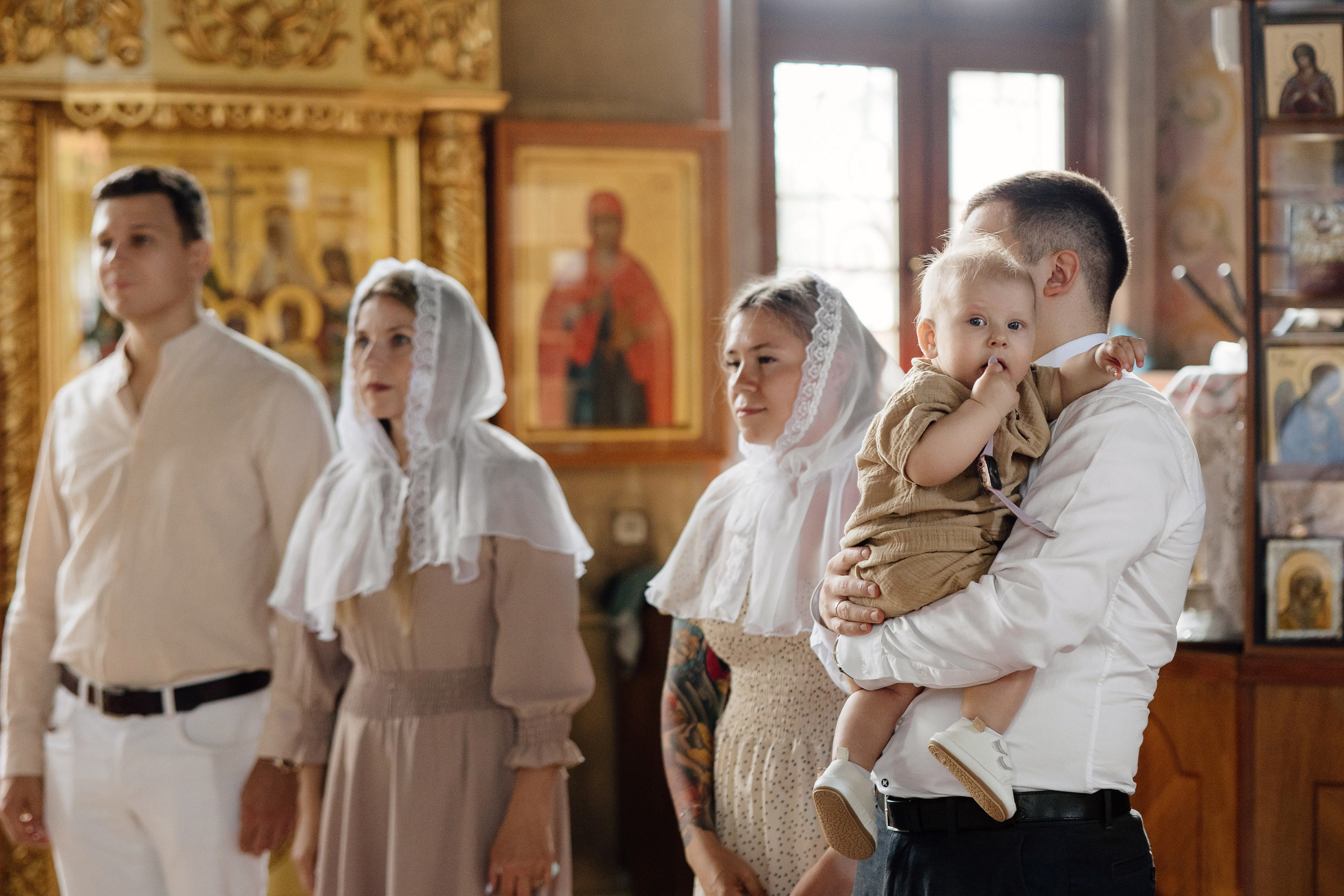 Крещение Луки. Свадебный и семейный фотограф Екатерина Иванова