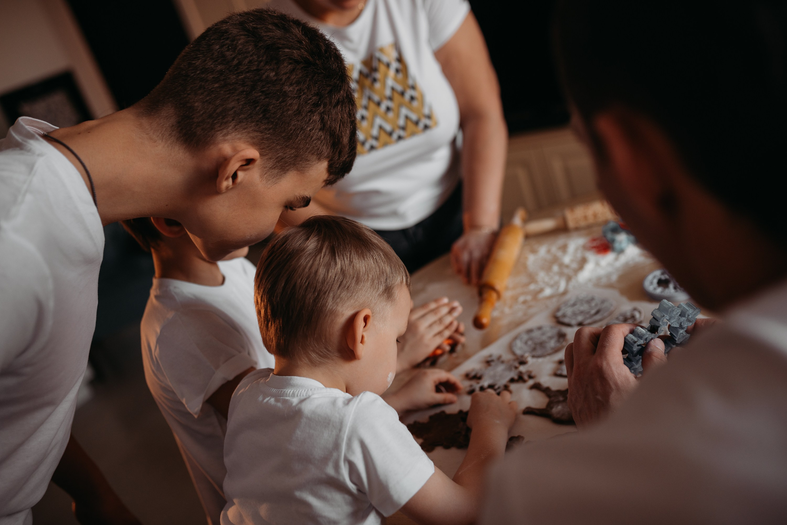 Юлия, Алексей, Тихон, Трофим и Потап. Семейный и детский фотограф в Новосибирске и Краснообске — Анна Ким