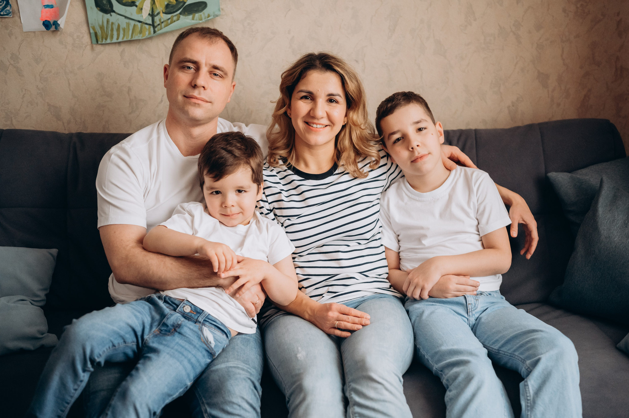 Гуля, Вадим, Артем, Вика и Дима. Детский и семейный фотограф в Москве