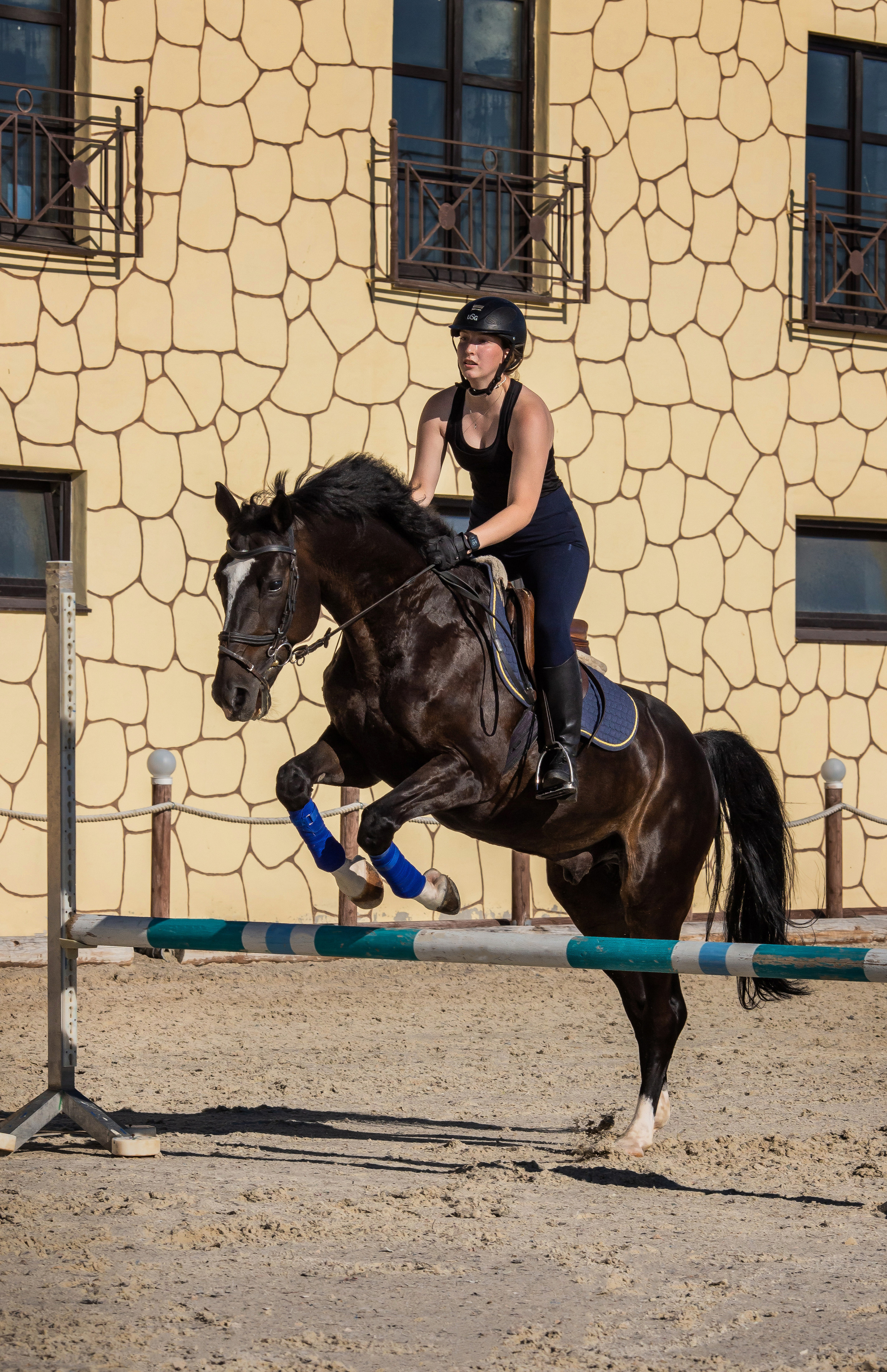 Прыжковая тренировка с Олесей и Игреком. Фотограф Анималист в Перми Анастасия Остерман