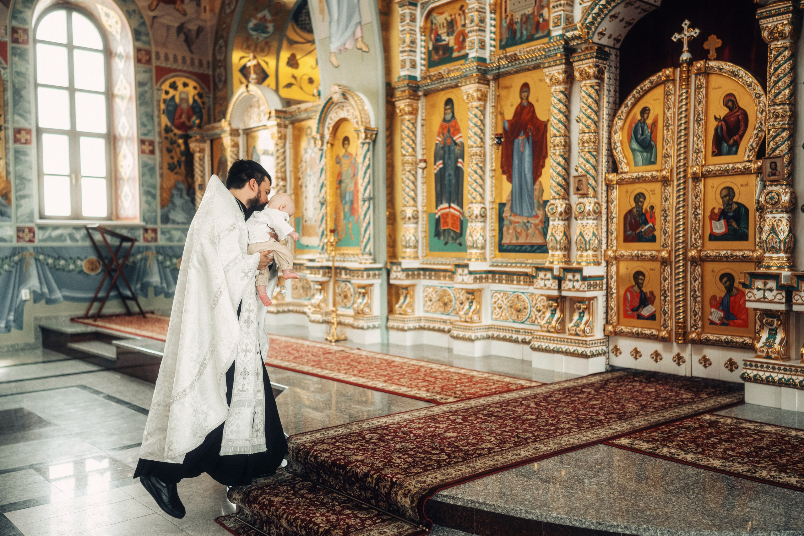 Крещение в храме Всецарица. Свадебный и репортажный фотограф в Воронеже Роман Янко