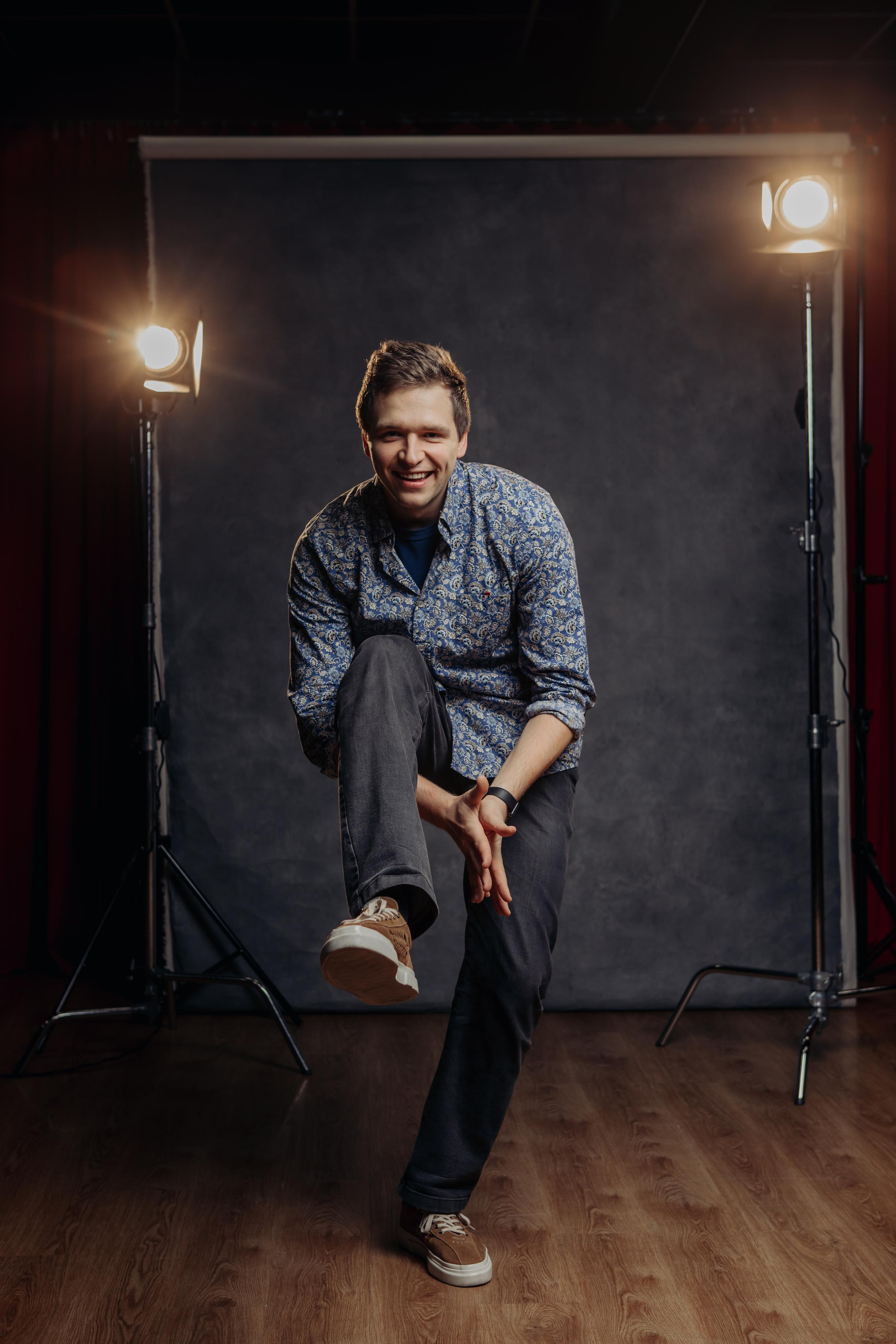 корпоративная фотосъемка в Санкт-Петербурге, деловой портрет, фотография танцора