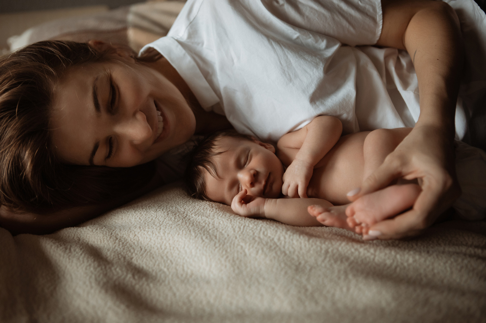 Фотосессия новорожденных, домашняя фотосессия новорожденного