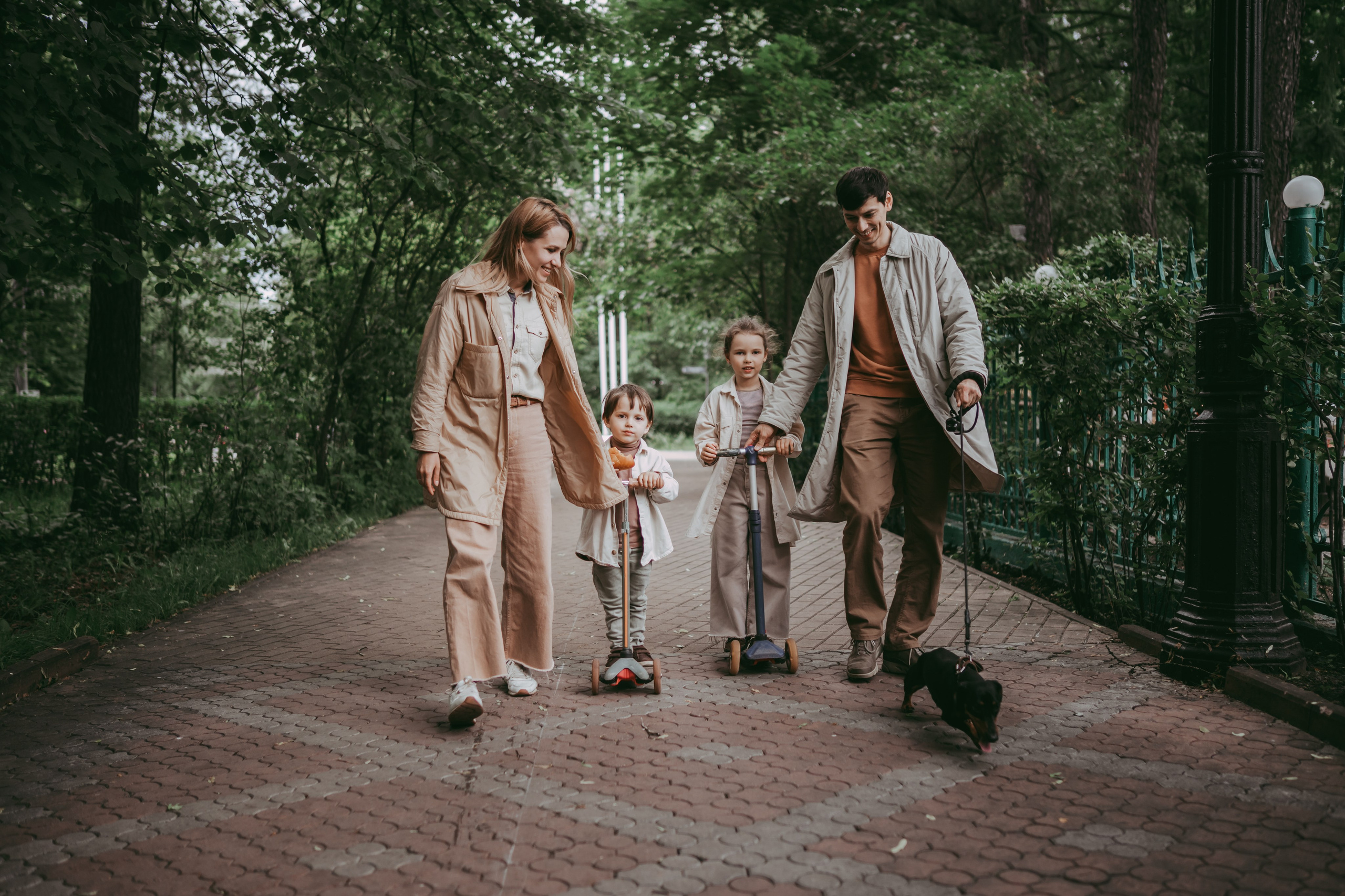 Прогулка в парке. Семейный фотограф в Москве и Подмосковье Иванова Нина