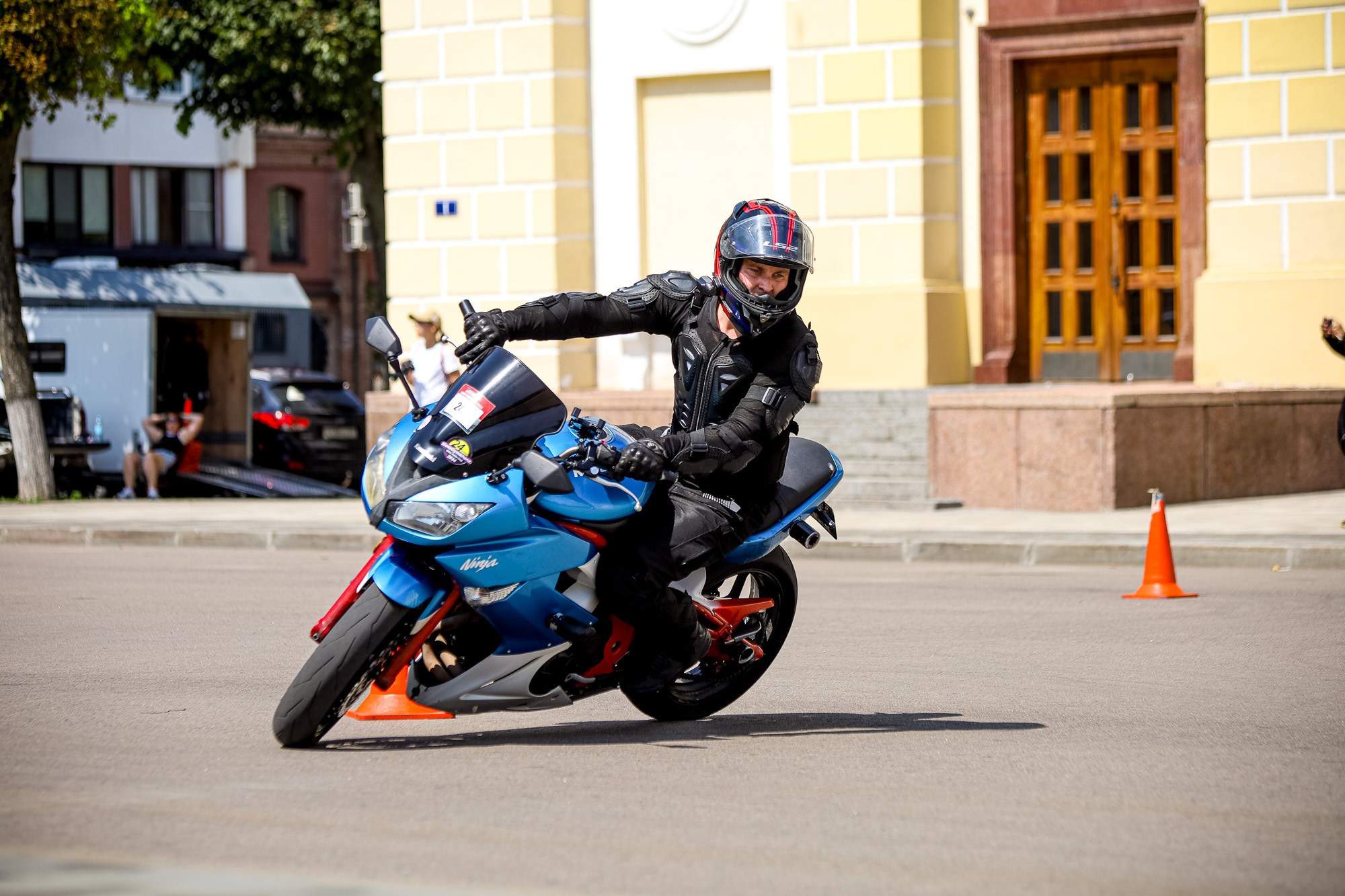 Кубок России по фигурному управлению мотоциклом. Спортивный фотограф Вадим Добедченков