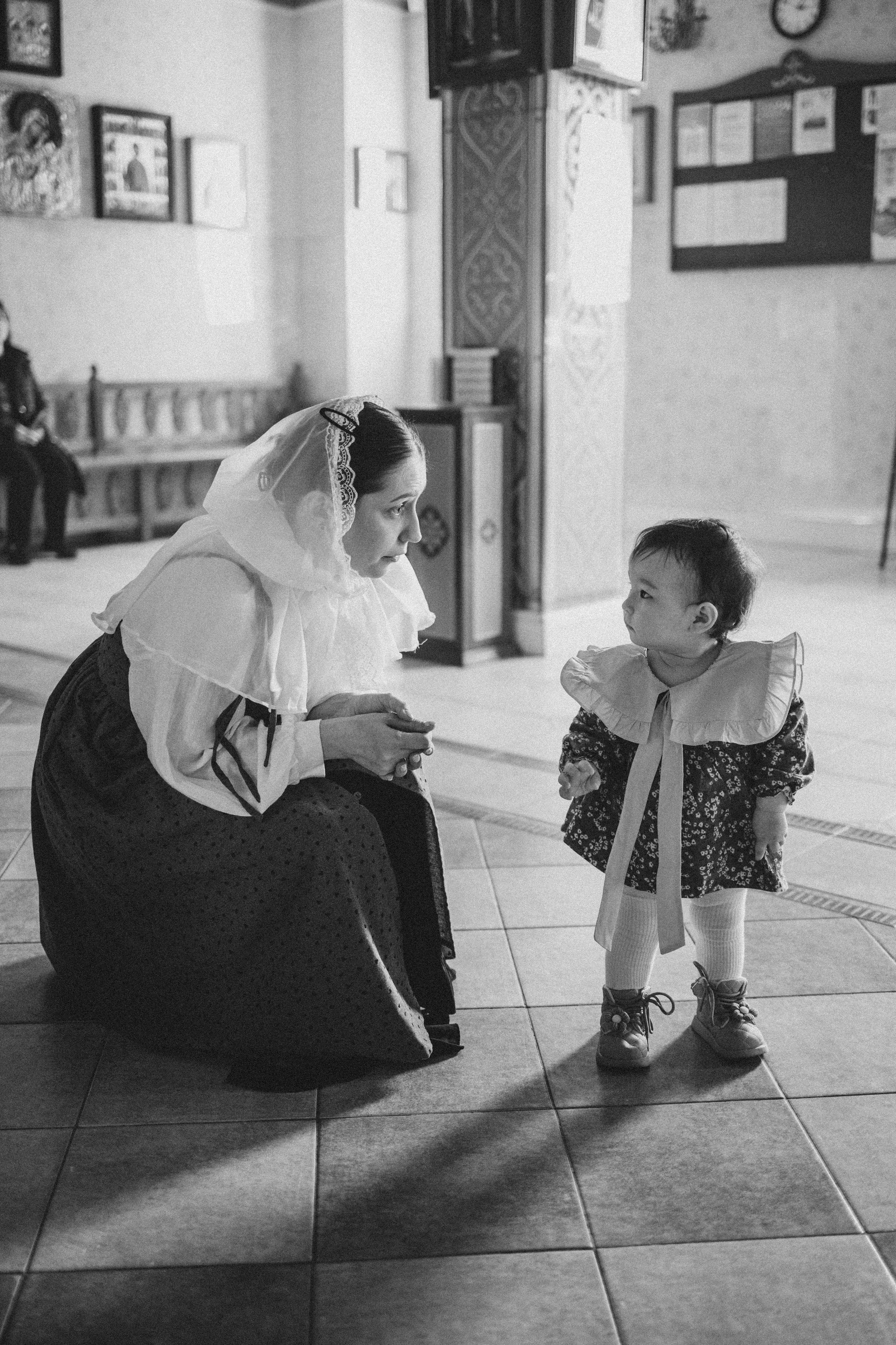 Таинство Крещения Мишель. Фотограф новорождённых Newborn Москва