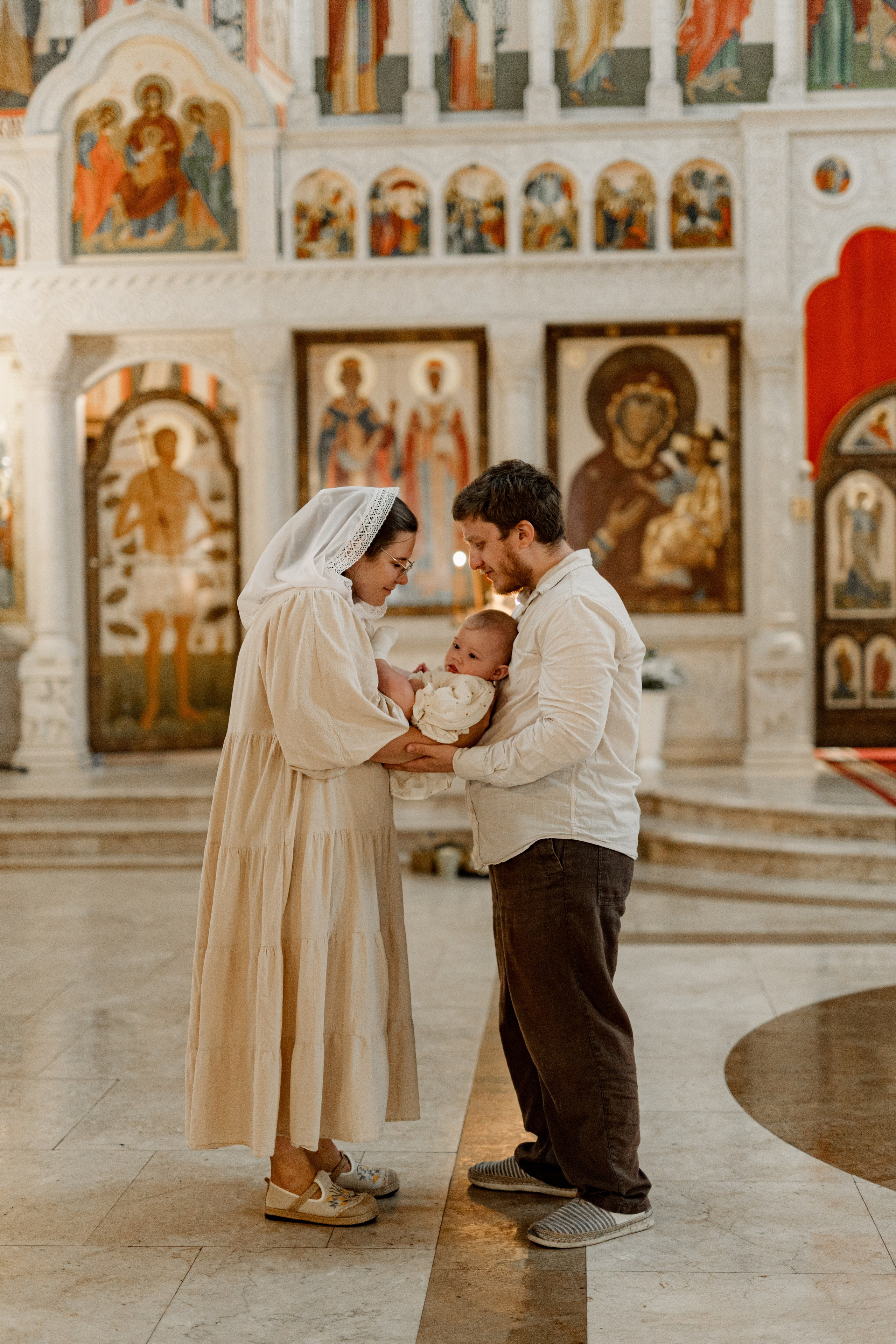 Таинство Крещения Веры. Фотограф новорождённых Newborn Москва