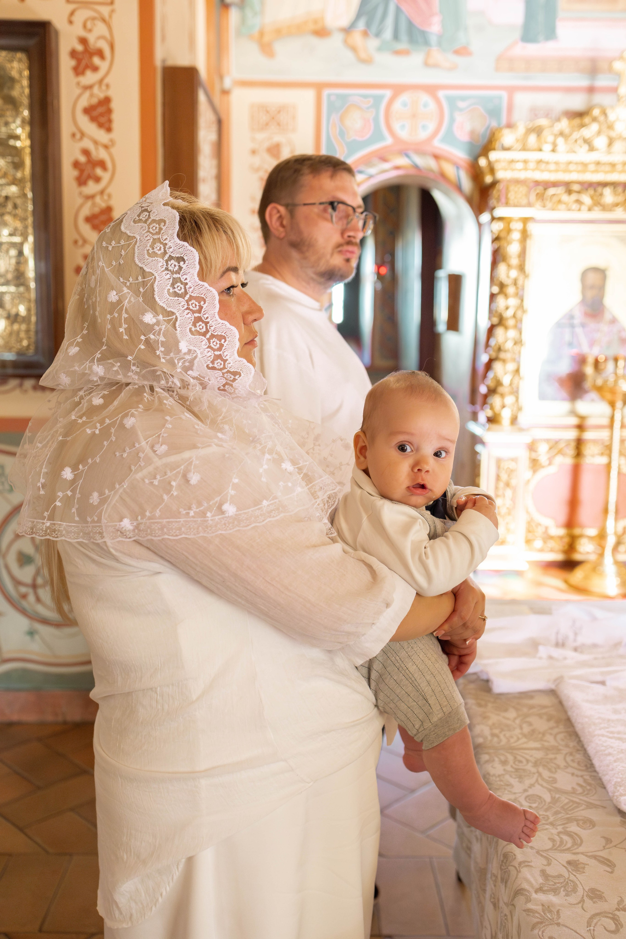 Таинство Крещения Евгения. Фотограф новорождённых Newborn Москва