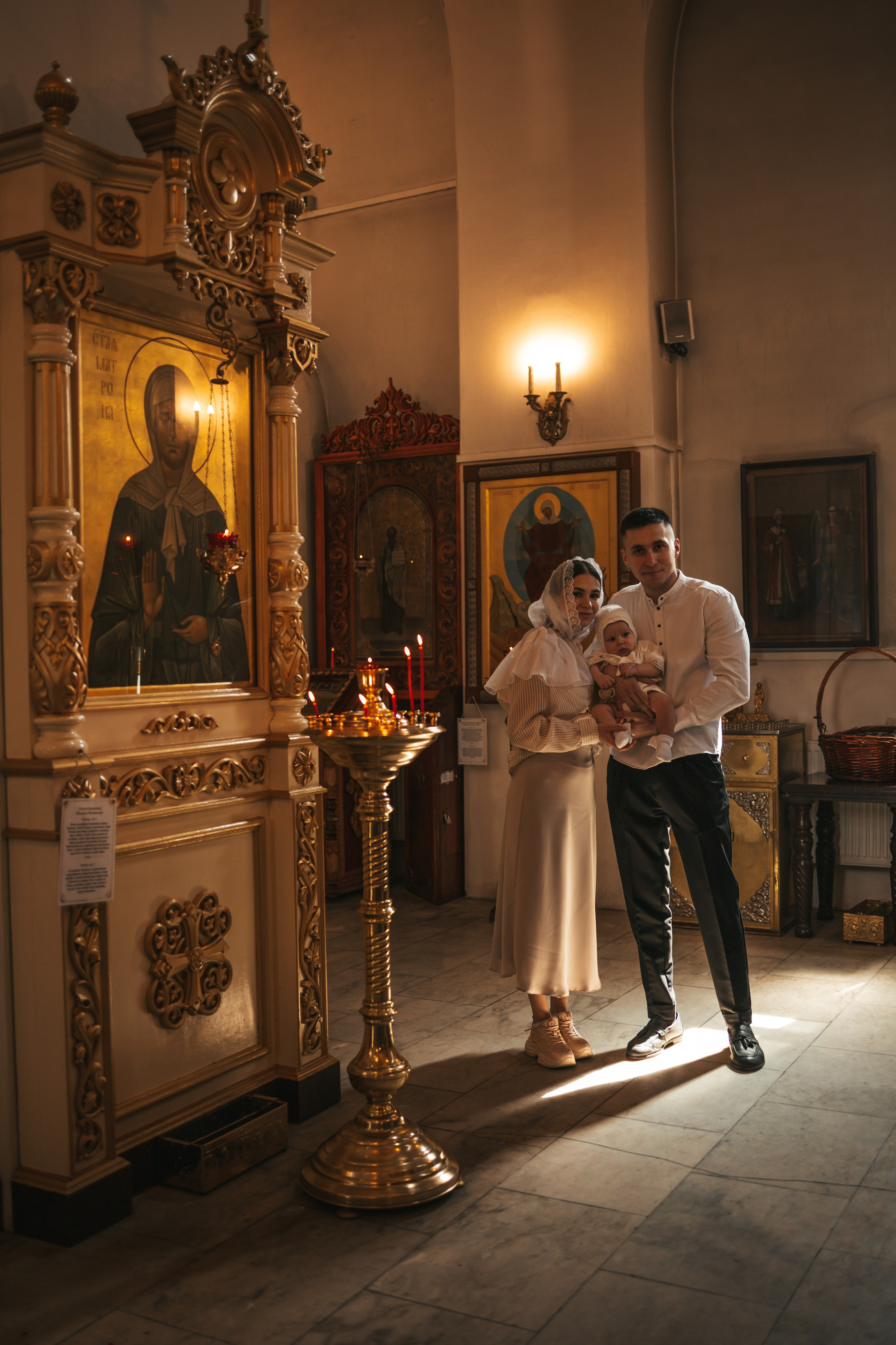 Таинство Крещения (Макар). Фотограф новорождённых Newborn Москва