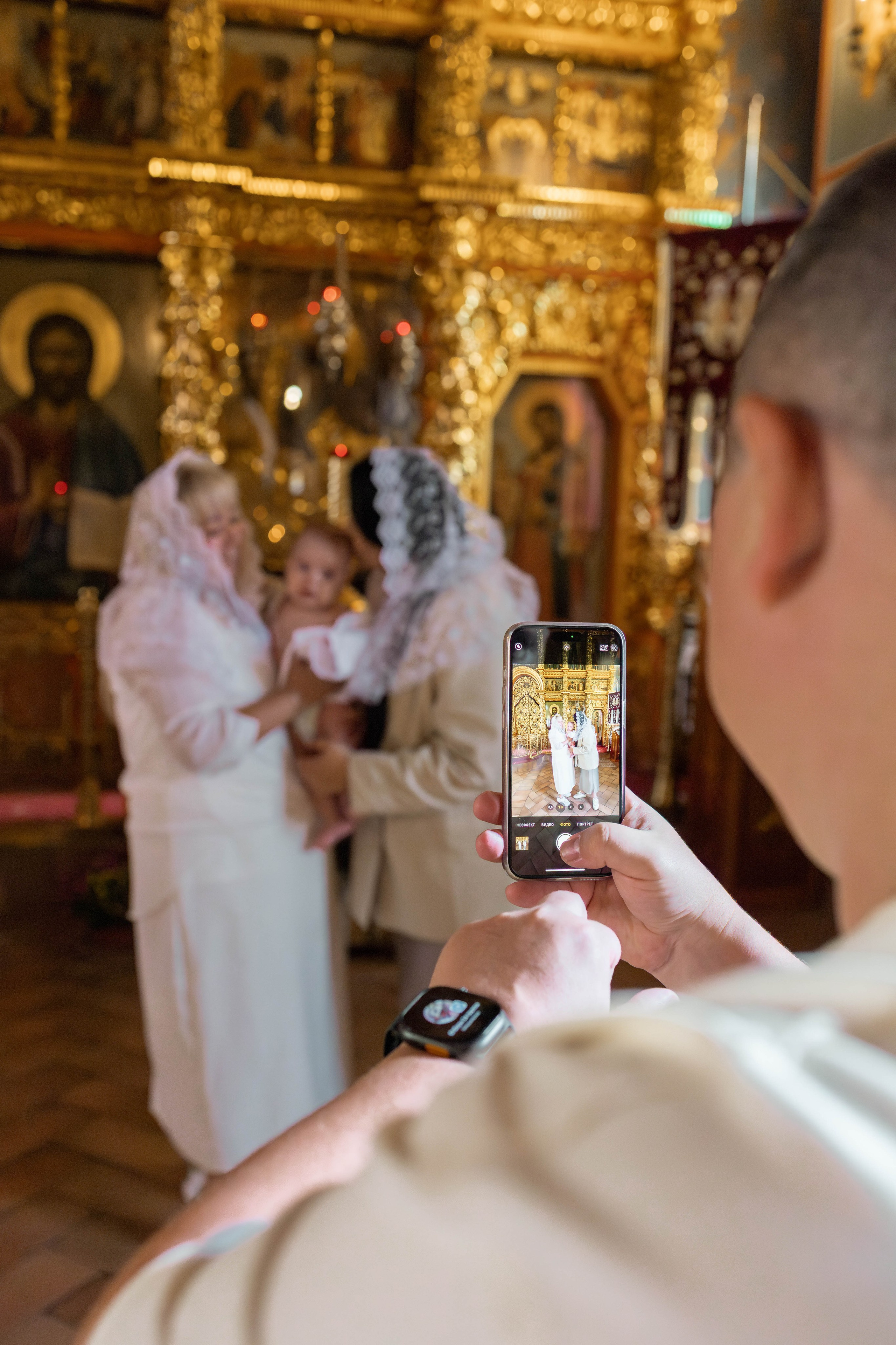 Таинство Крещения Евгения. Фотограф новорождённых Newborn Москва
