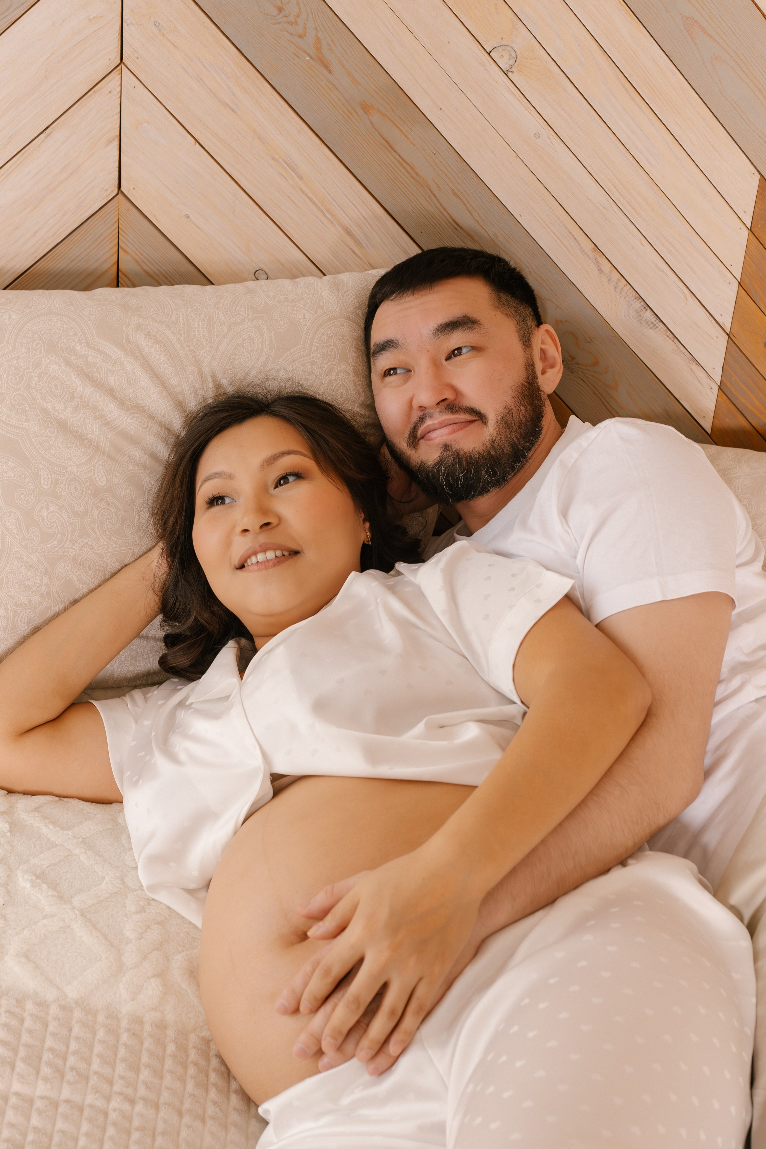 Фотосессия беремености для Анастасии и Жаргала. Семейный и свадебный фотограф в Москве и Домодедово Анна Авилочкина