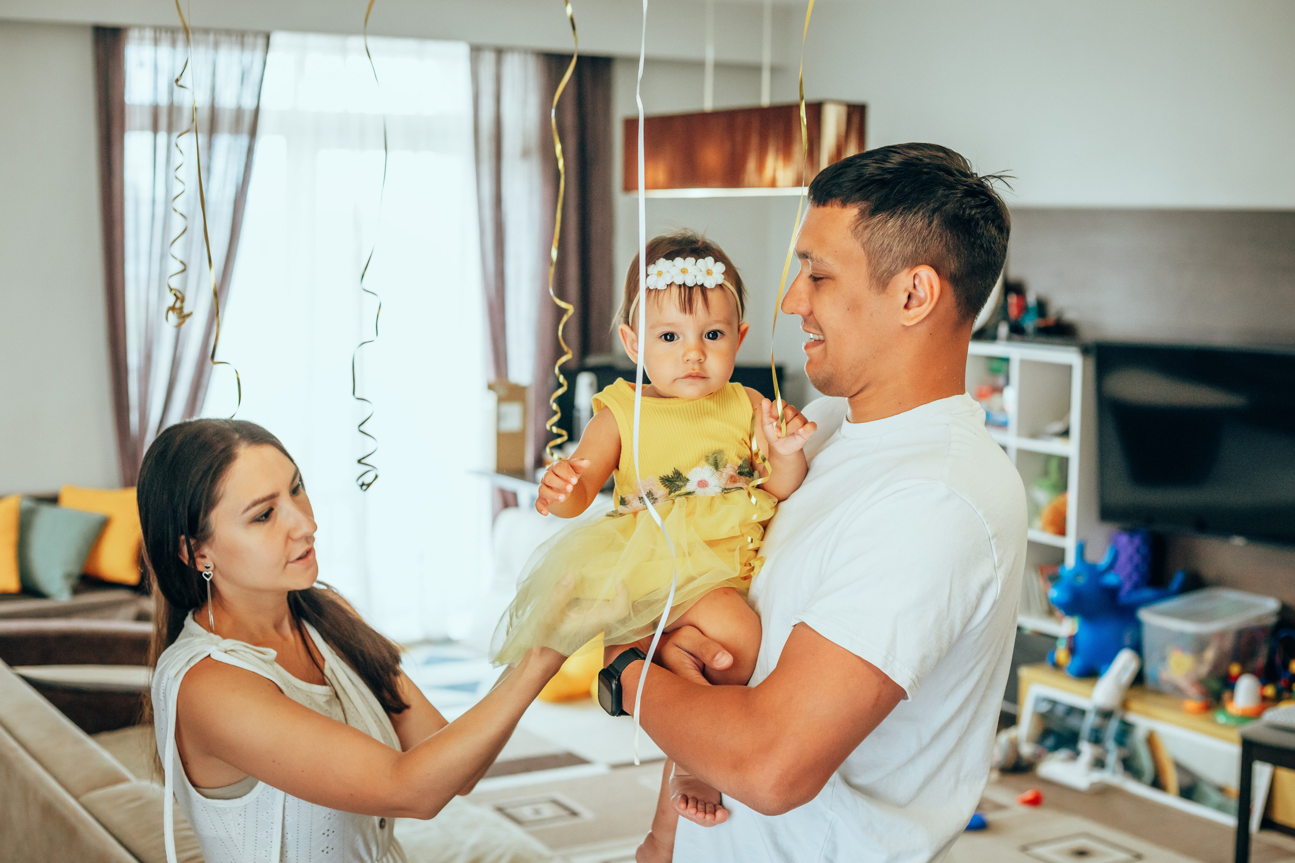 Первый День Рождения Вики. Семейный и детский фотограф в г. Новосибирске Макеева Анастасия