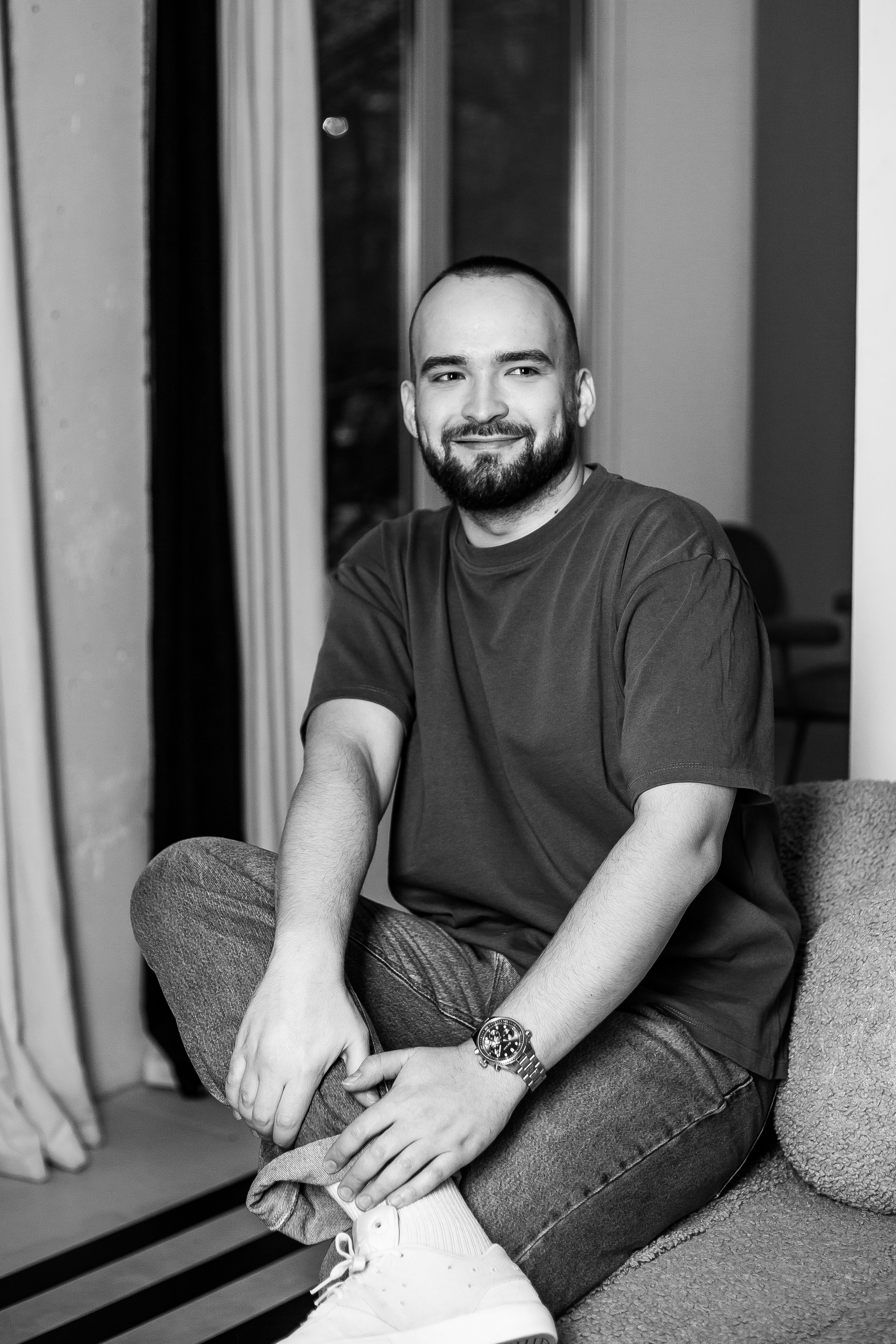 Мужской портрет в студии. Мультижанровый фотограф в Москве Наталия Степанова