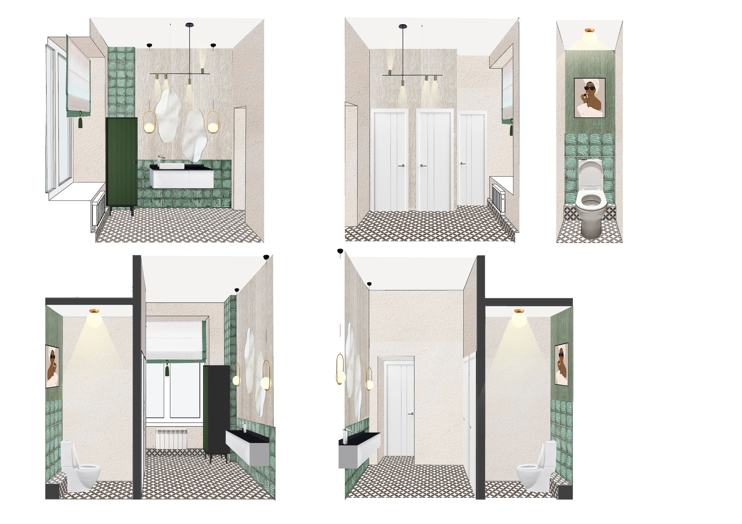 ТОРГОВЫЕ ЗАЛЫ, ОФИС «ANNA VERDI». Студия дизайна интерьеров FORMA