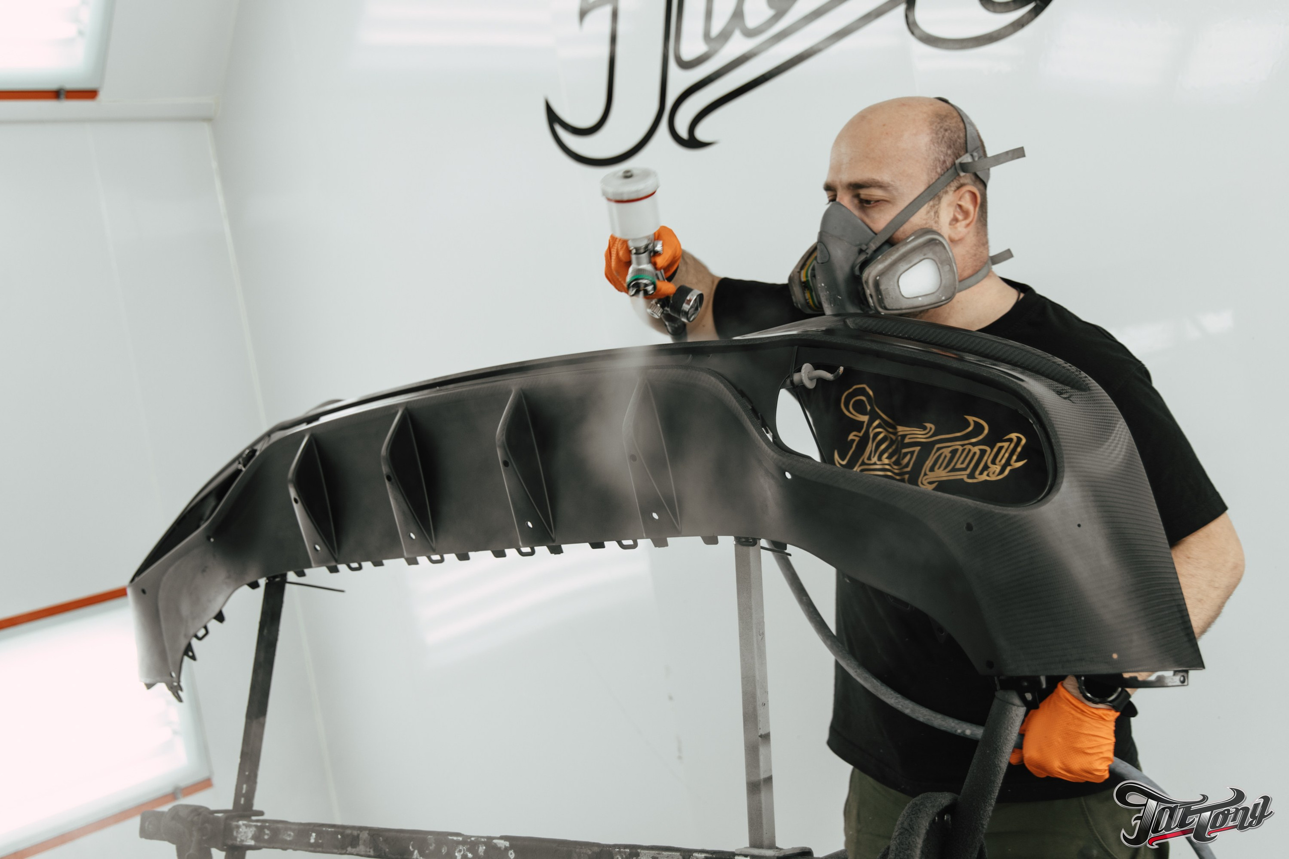 Mercedes SL63 amg классический карбон глянцевых элементов кузова. DeLorein