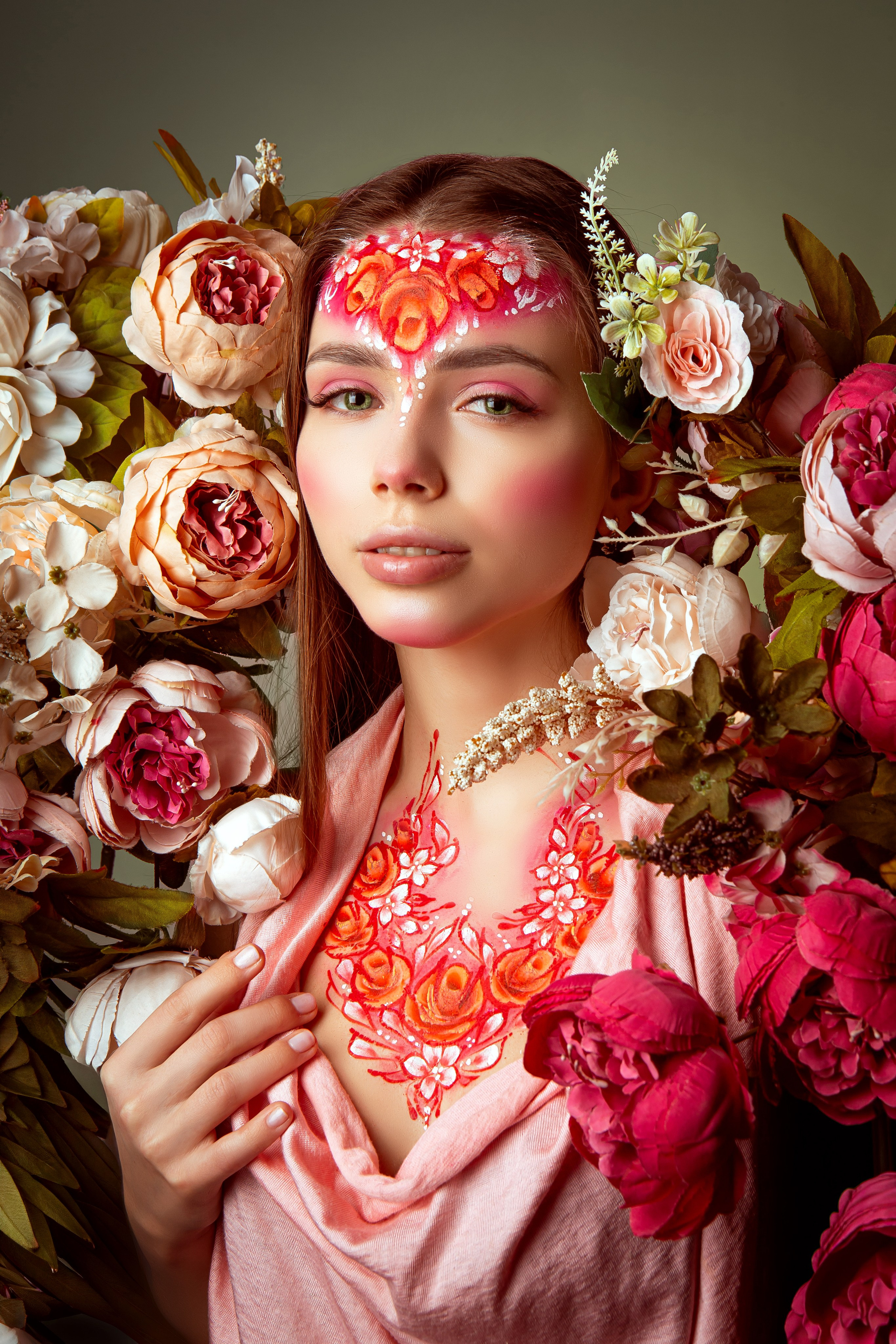 В цветах. Фотограф Мария Кольцова