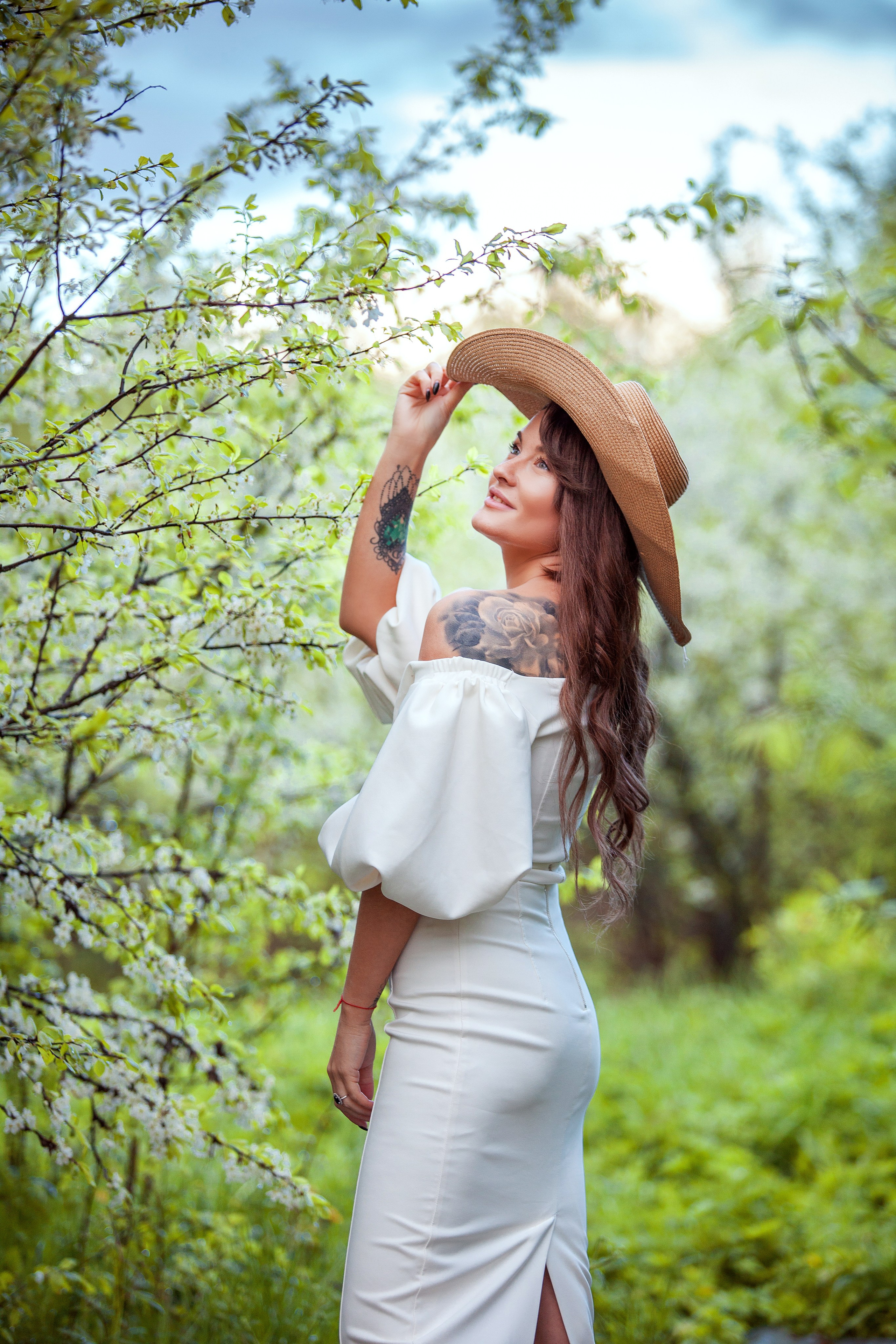 В цветах. Фотограф Мария Кольцова