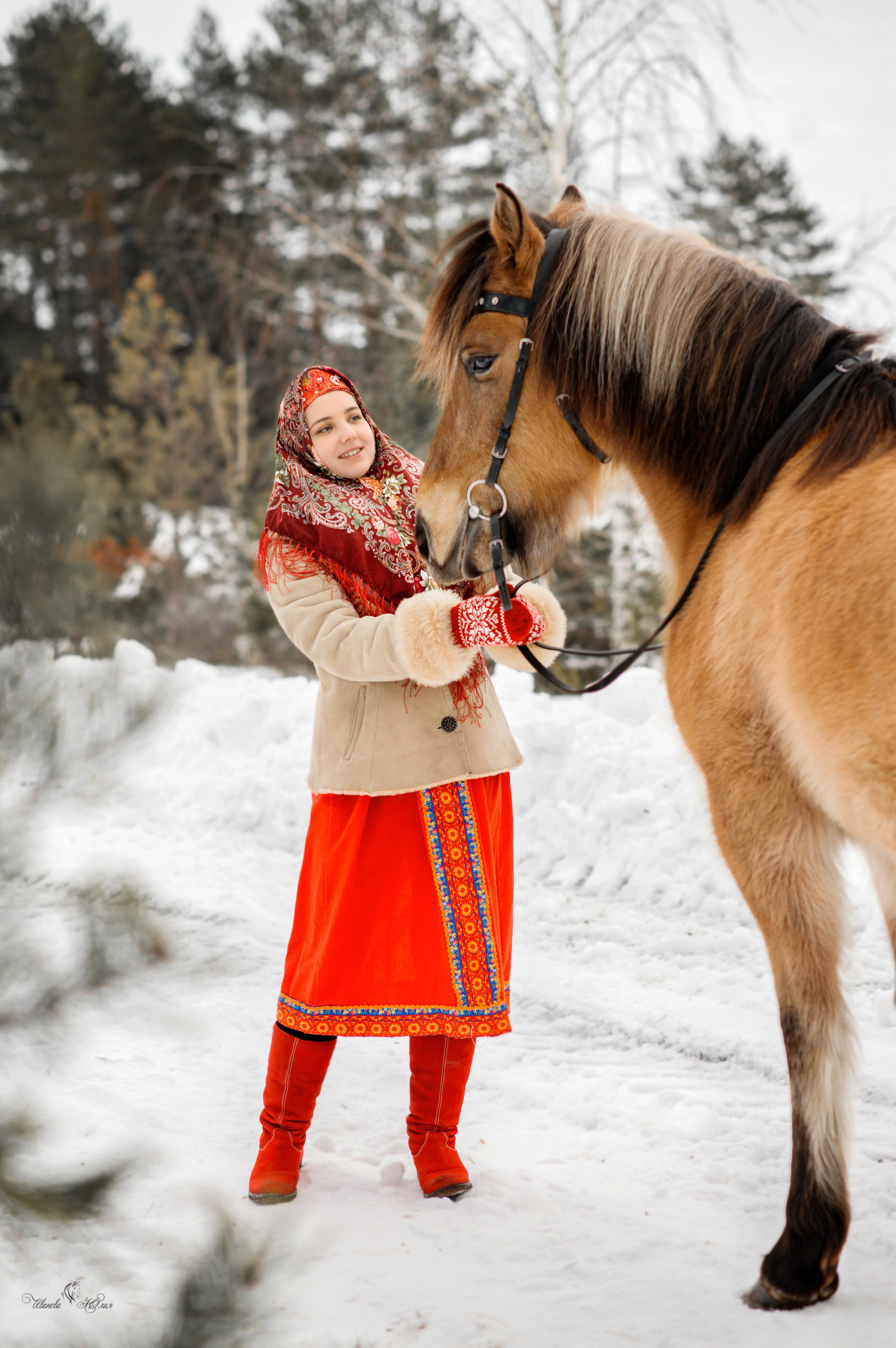 Настенька и Камелия. Конный фотограф в Саратове Юлия Иванова