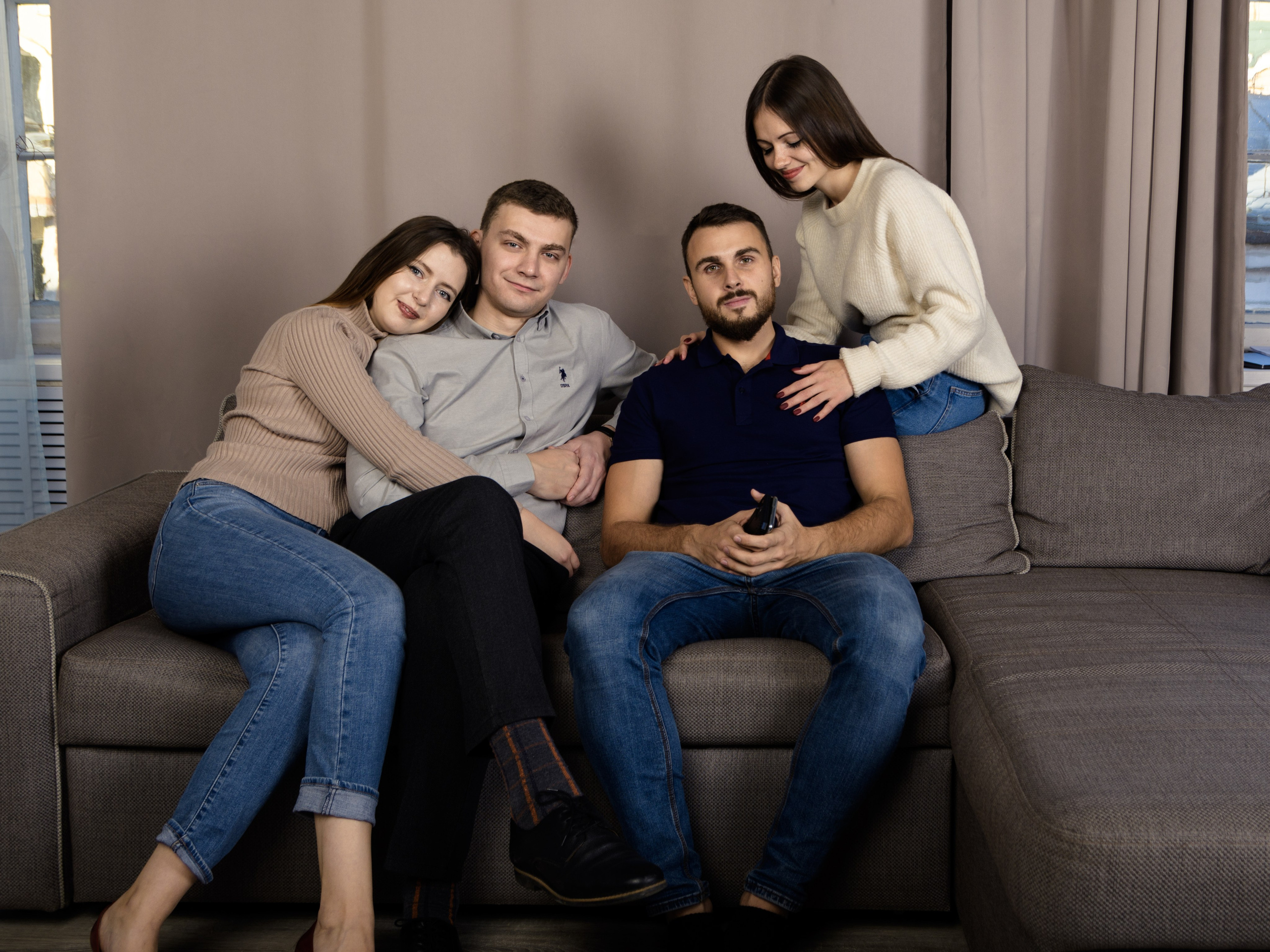 Две пары. Семейный и индивидуальный фотограф Life style в Санкт-Петербурге Мария