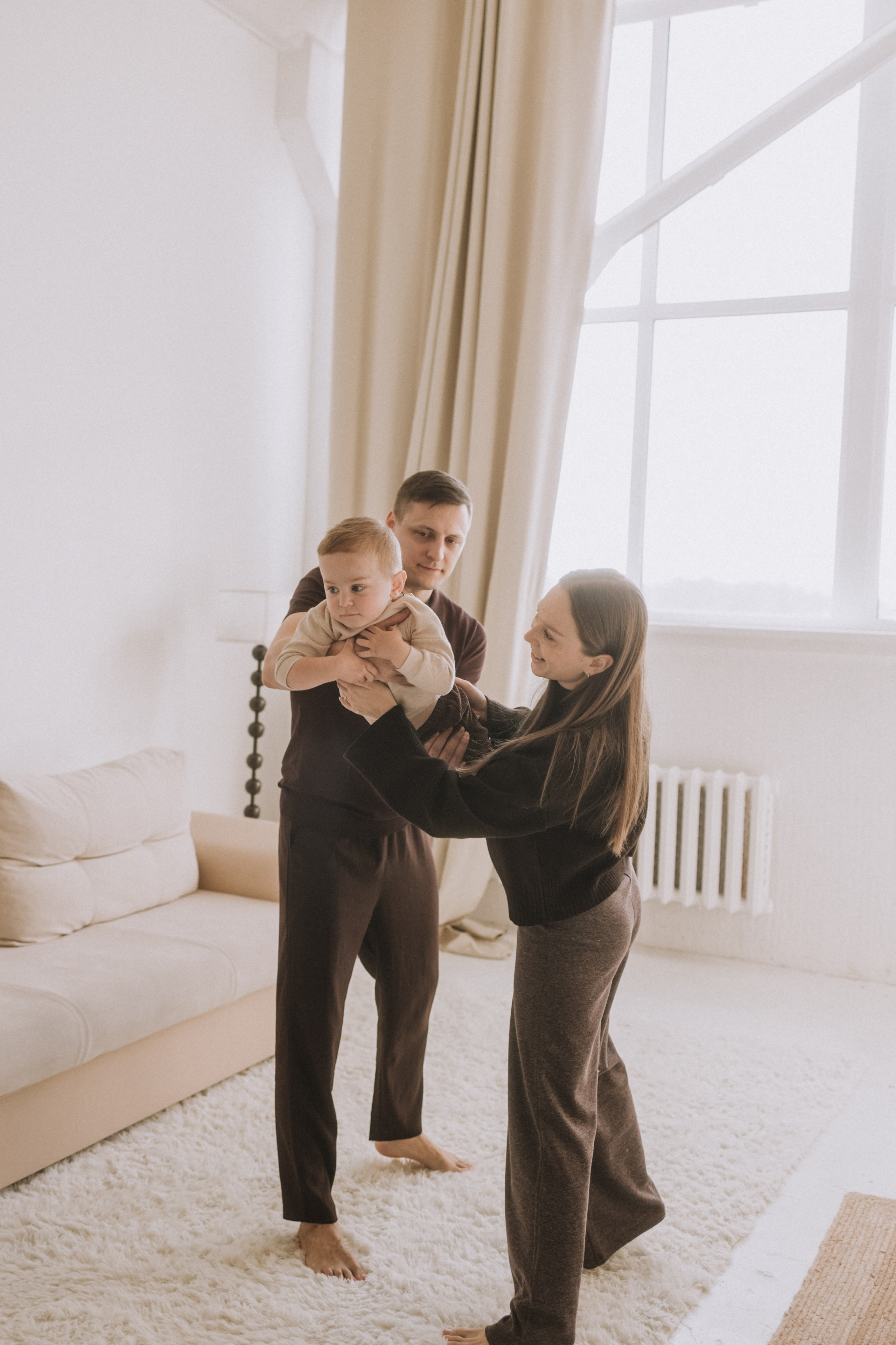 Максим, Алина, Савелий. Фотограф Нижний Новгород