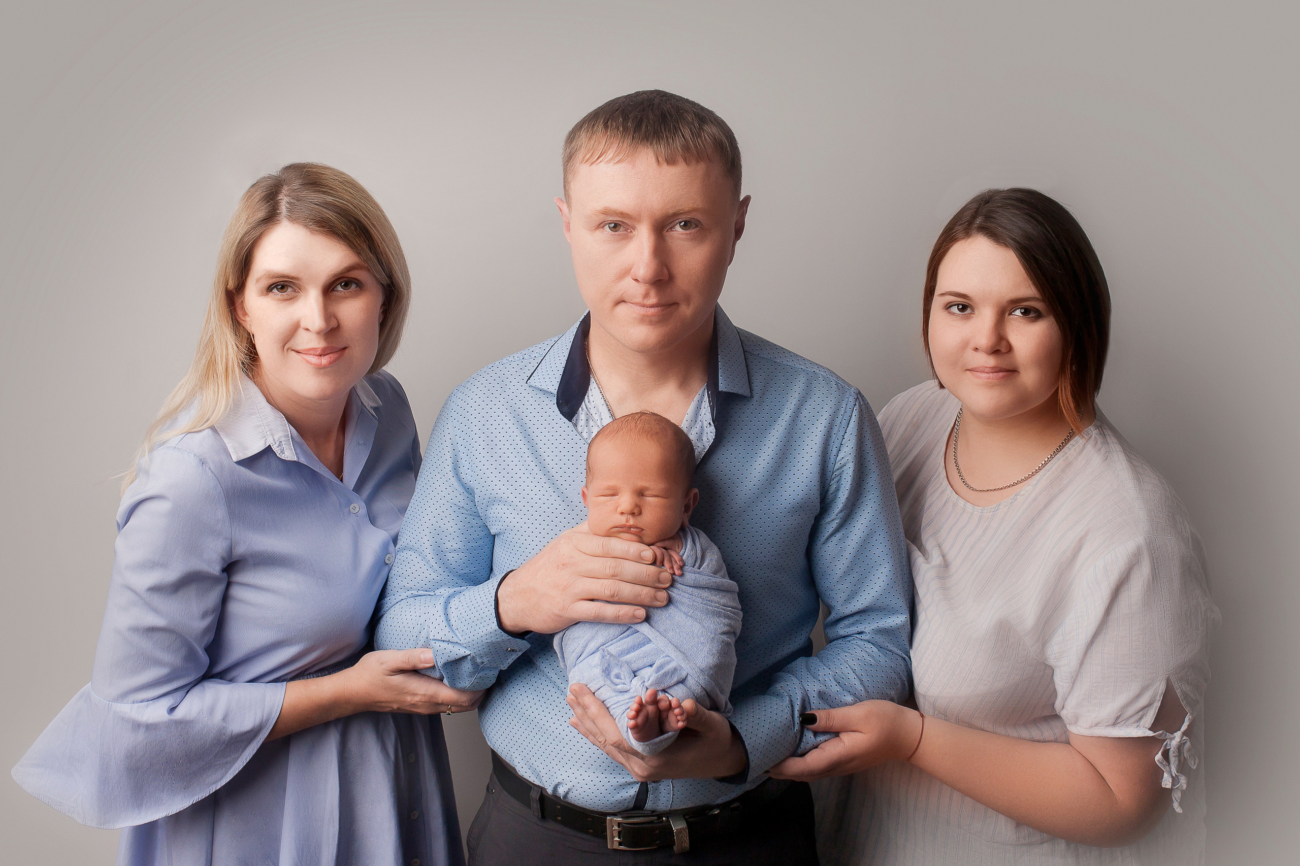 Илья, 1 неделька. Фотограф новорожденных в Новокузнецке Анна Горошникова