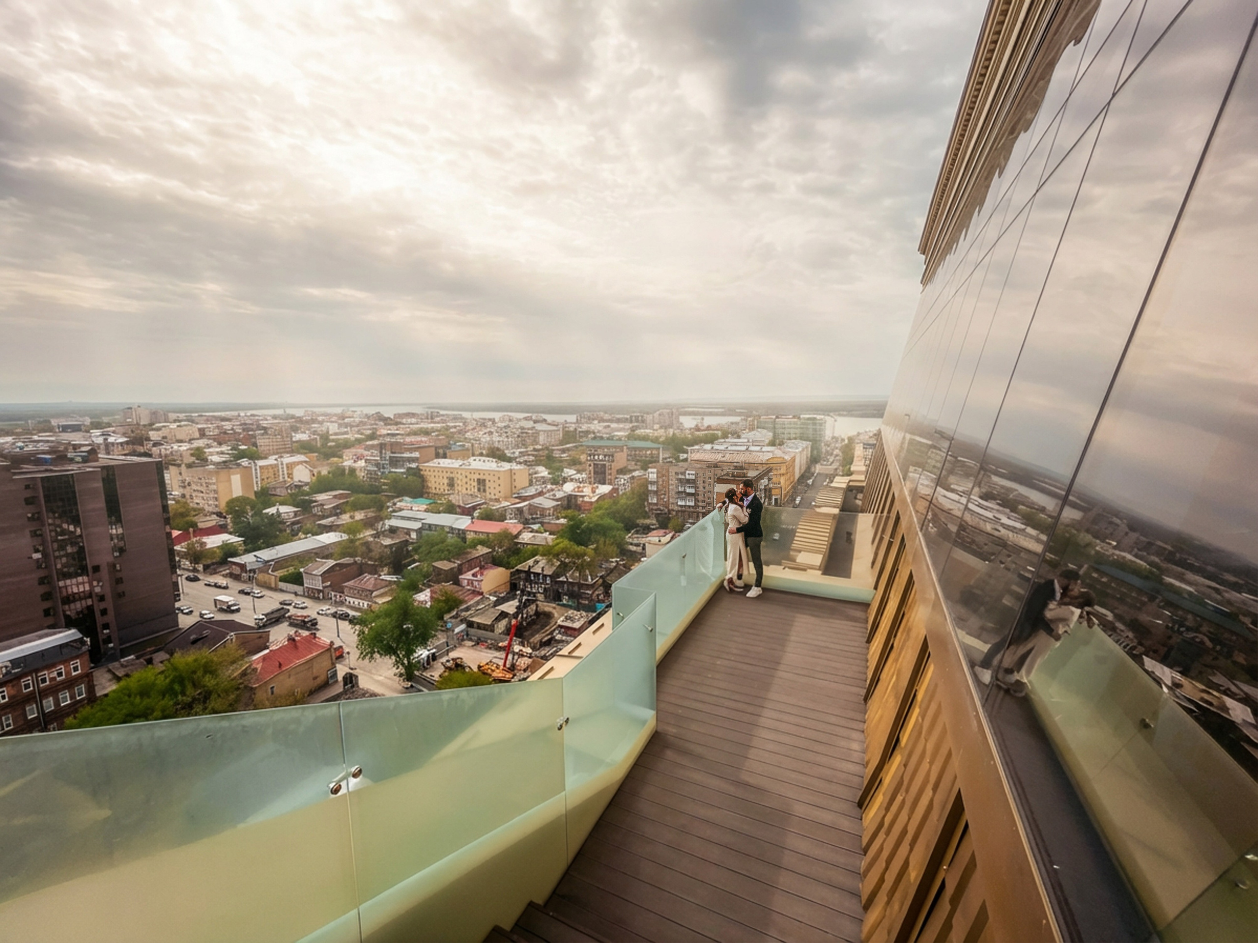 Городская свадебная съёмка. Фотограф в городе Самара Александр Гераськин
