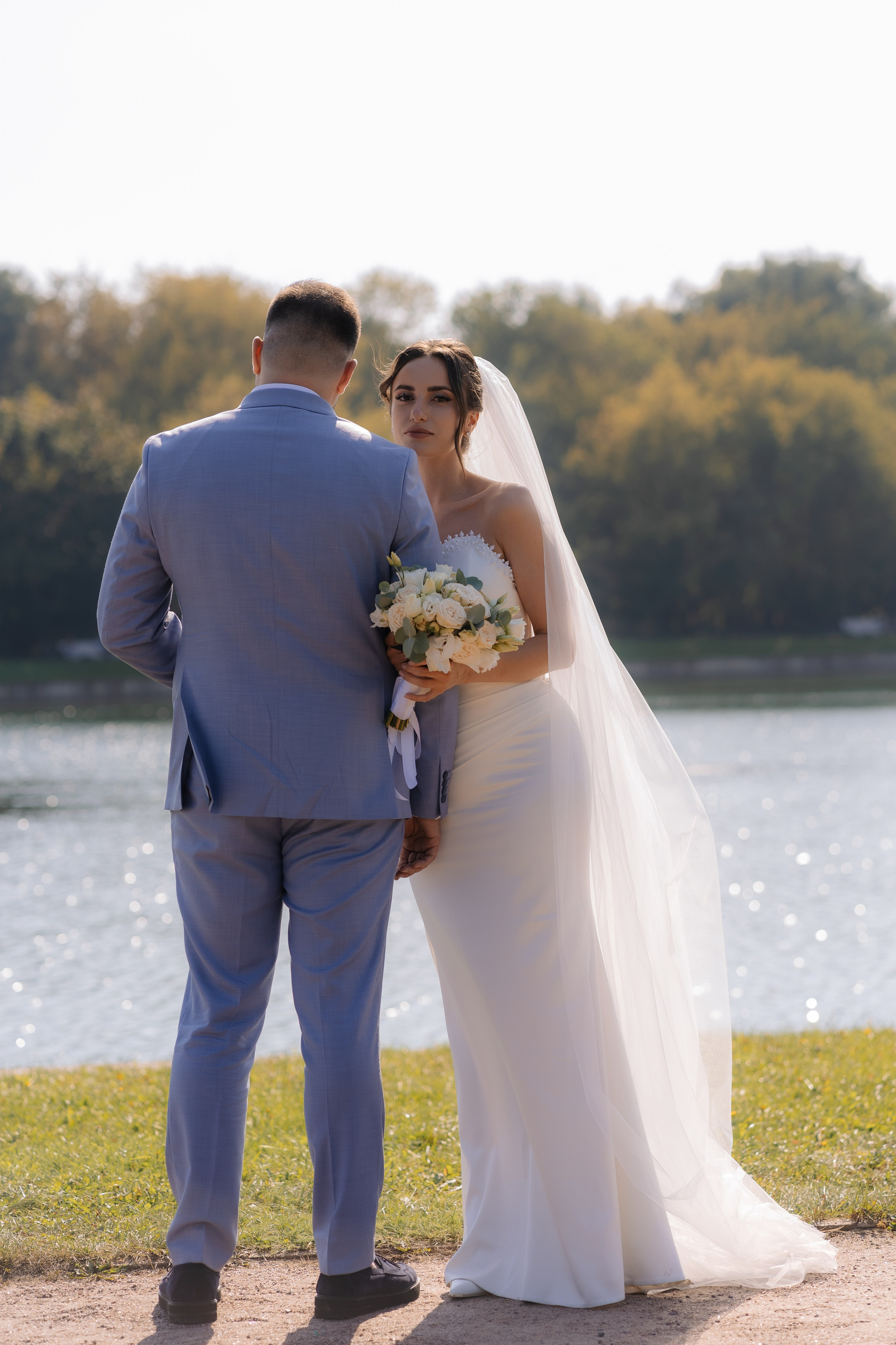 Свадебная фотосессия в Москве, парк Кусково. Свадебный фотограф в Москве Анна Полушина