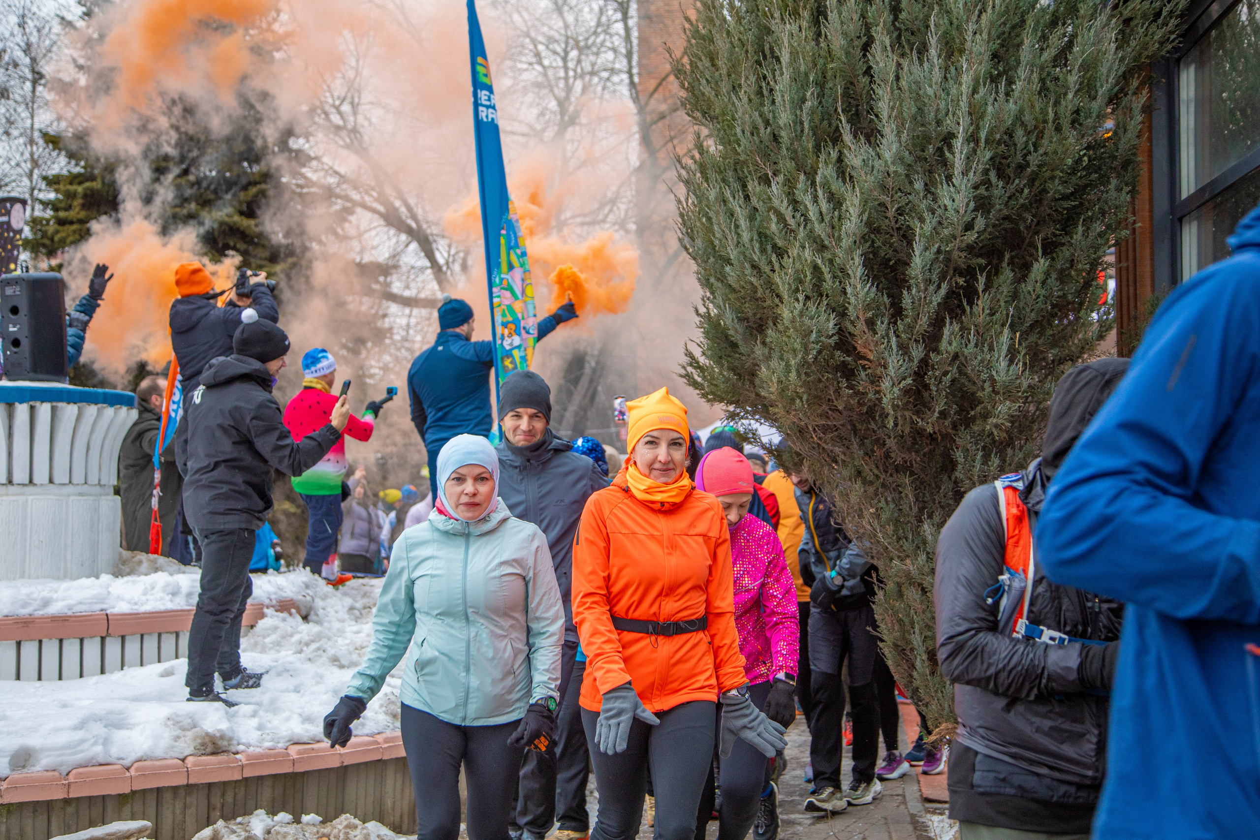 Марафон у дома, этап Химки 22.12.24. Фотограф Сергей Ловкий