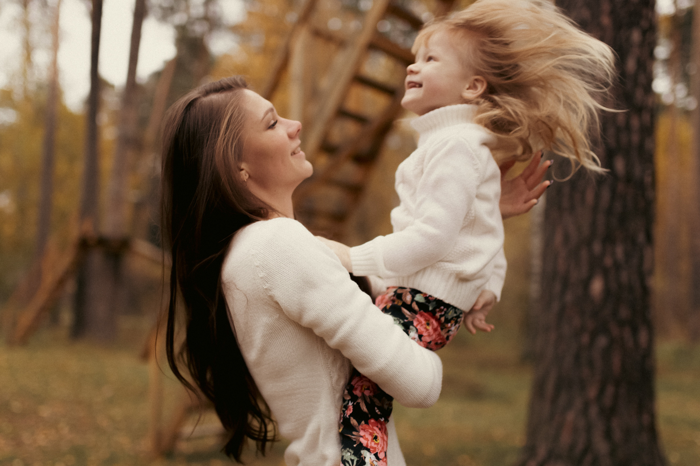 Мама, дочка и осень. Фотограф Диана Хасанова, г. Казань