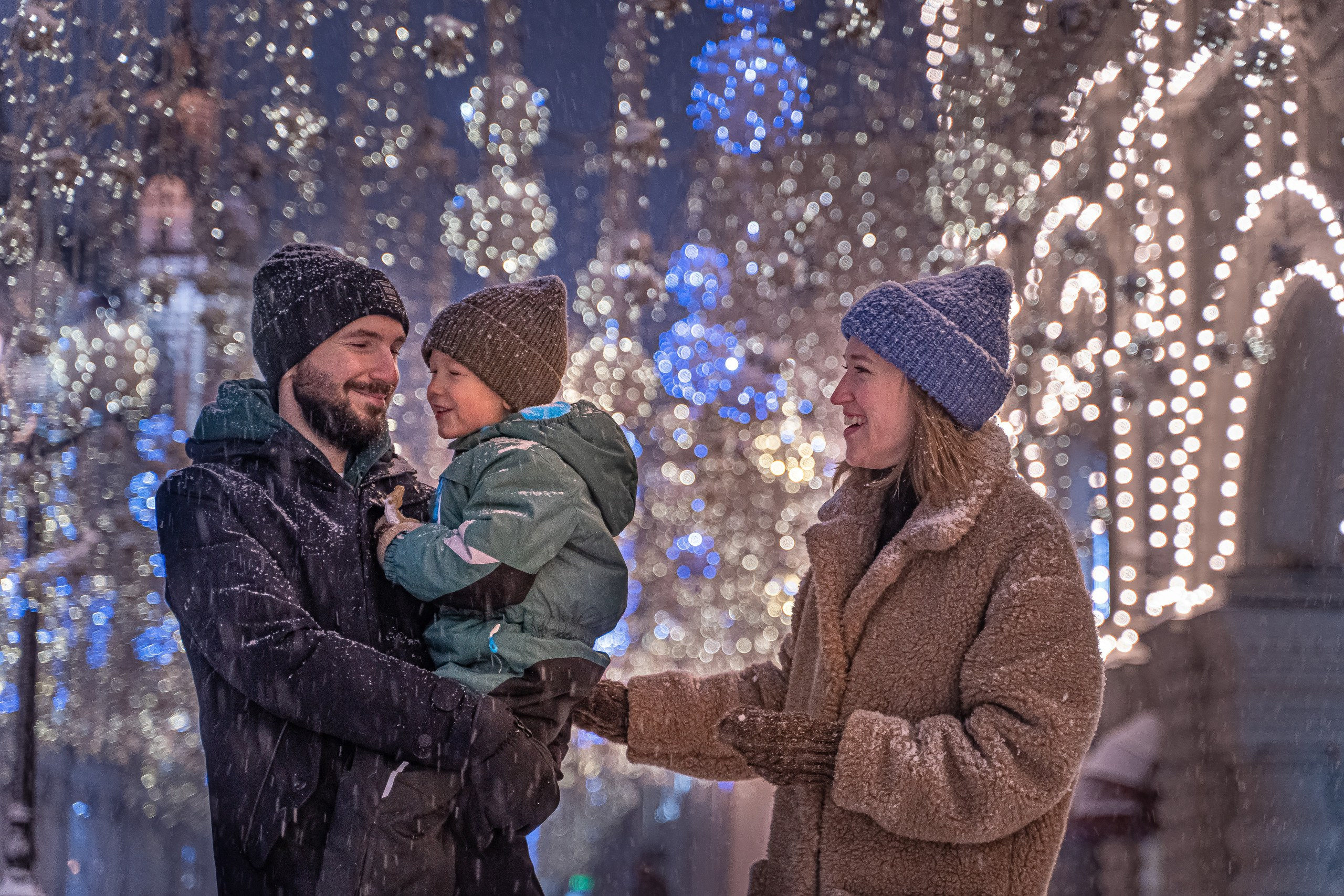 Зимнее утро на Красной площади. Портретный фотограф в Москве Юлия Красовская