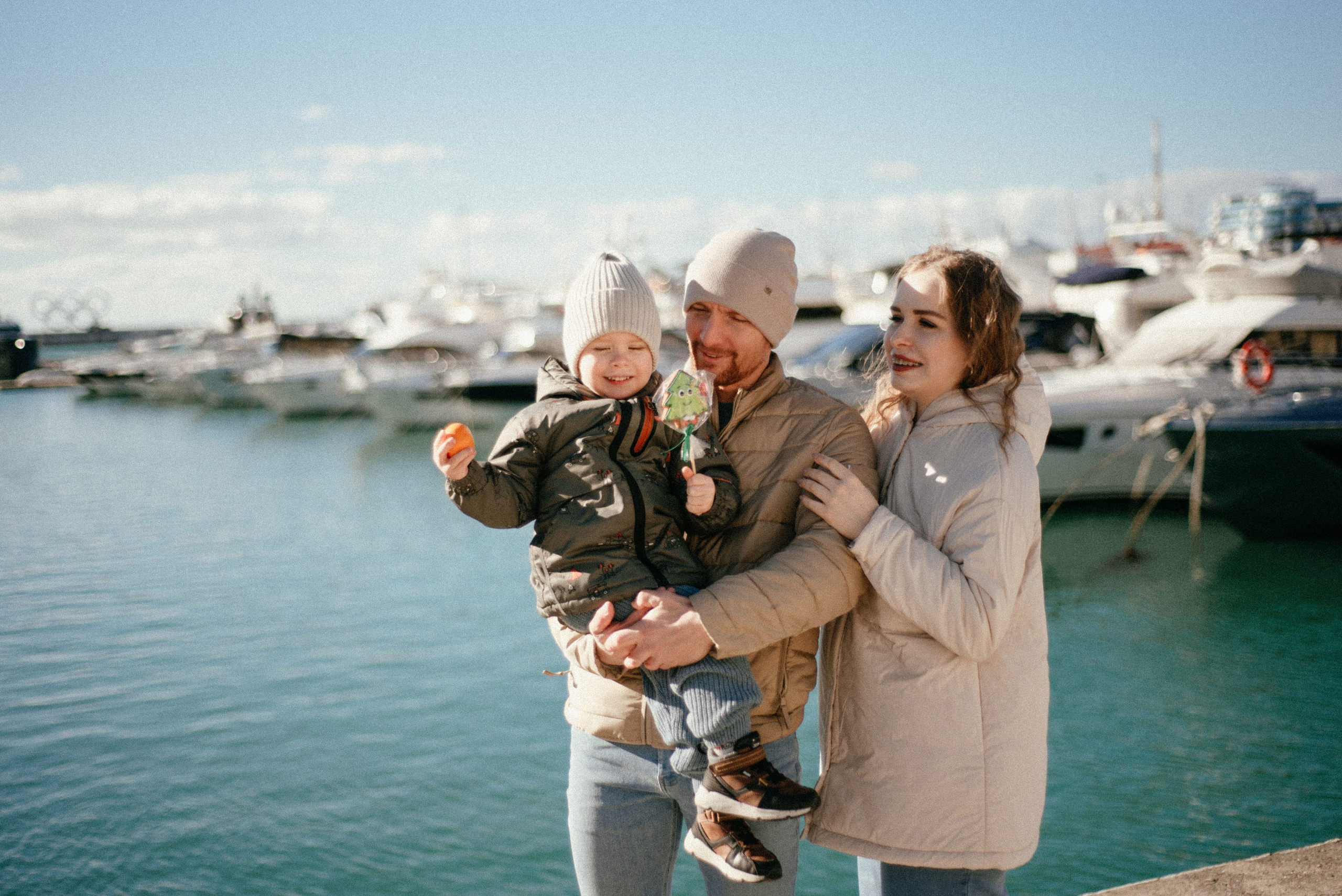 Зимнее море. Семейный и женский фотограф Лоо Краснодар Сочи Энем Татьяна Трибурт