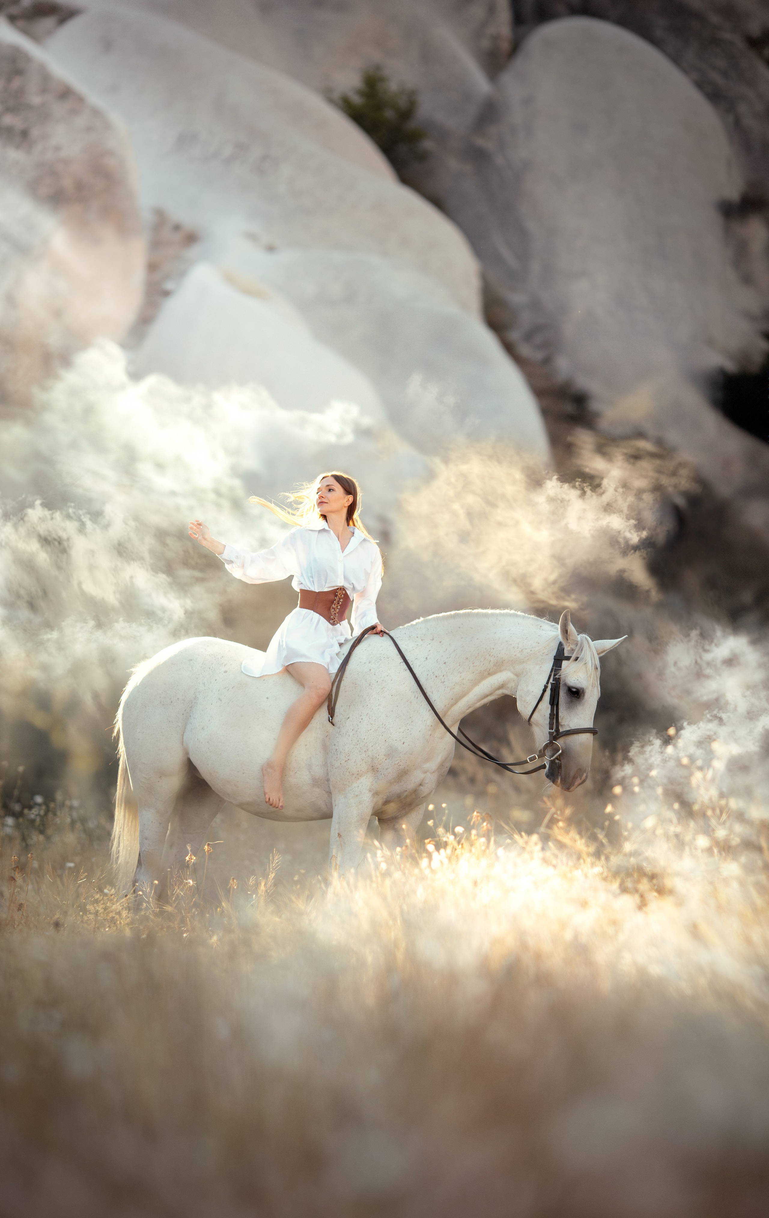 Портрет с лошадьми. Photograpther Gracheva Sveta