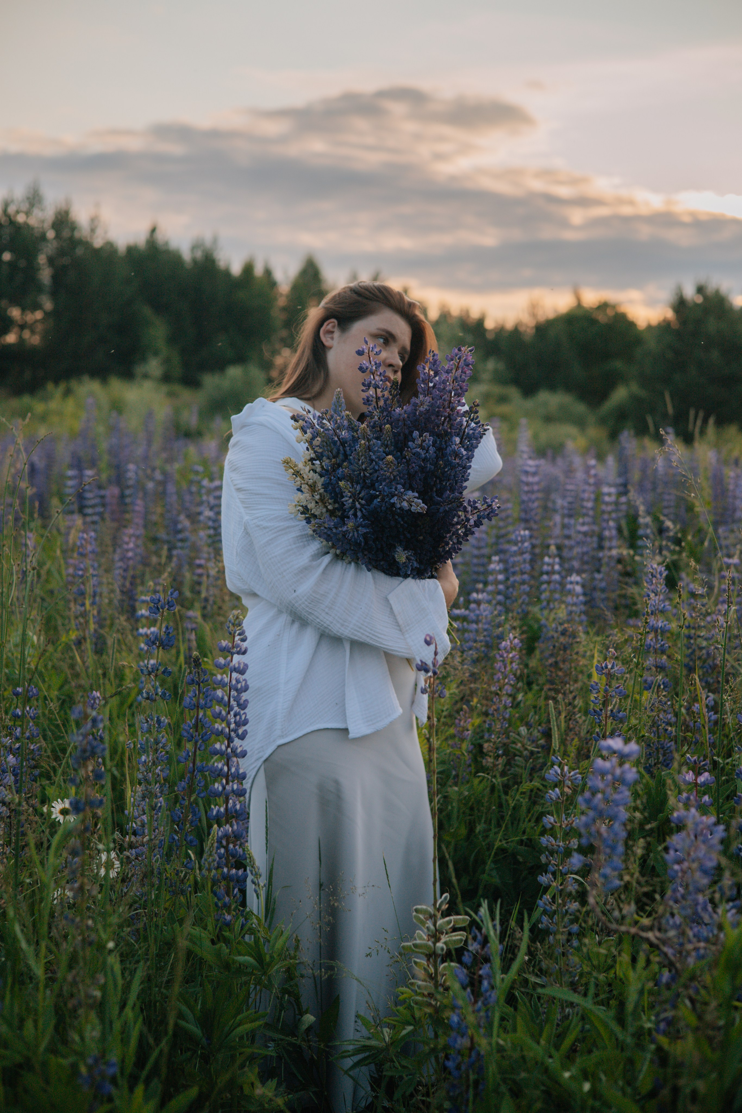 Фотосессия в люпинах. Семейные и индивидуальные съемки в Йошкар-Оле