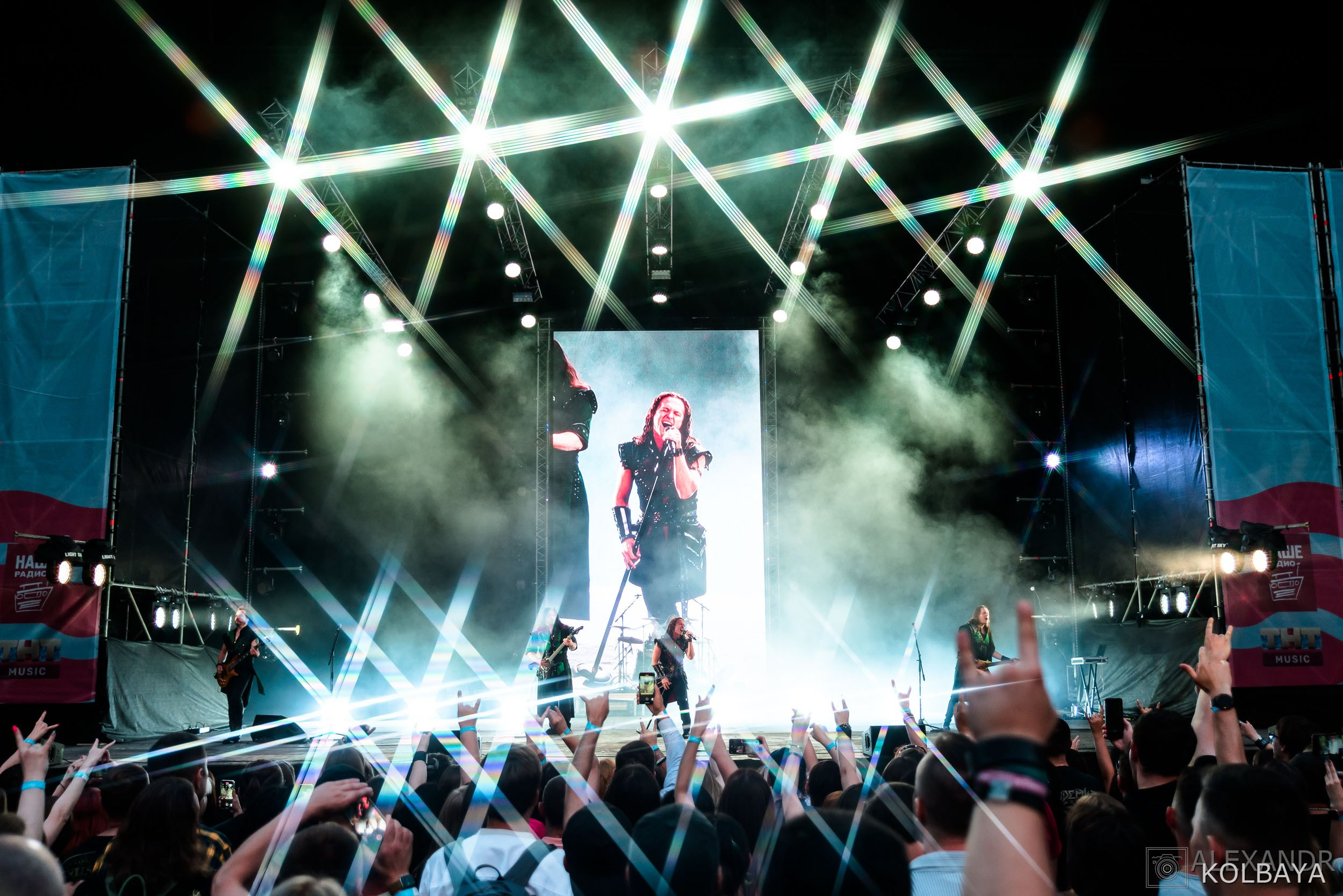 Концерт группы Эпидемия в Зеленом театре. Концертный и театральный репортажный фотограф в Москве Александр Колбая