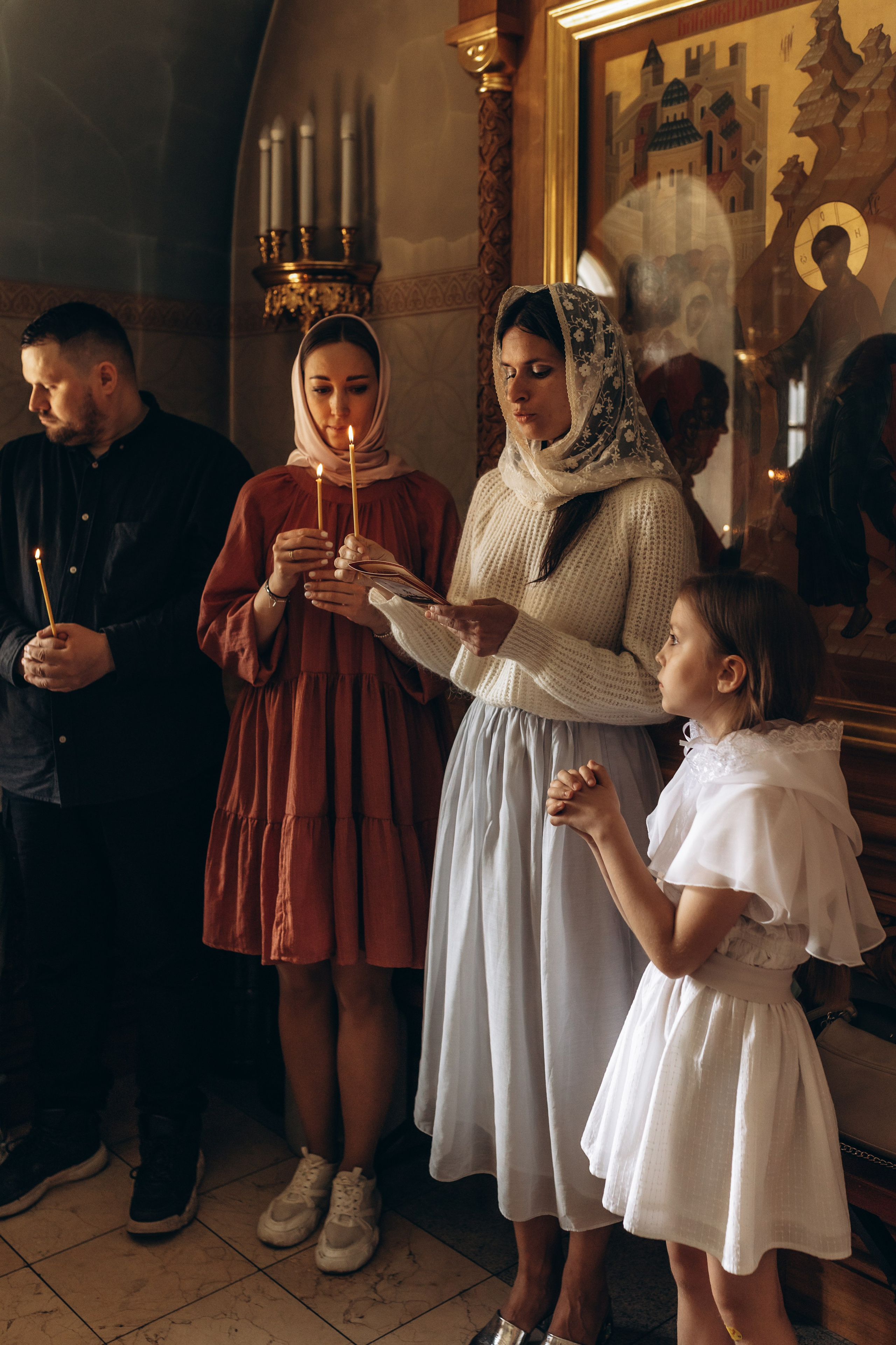 Крещение. Семейный и женский фотограф в Санкт-Петербурге Климова Светлана
