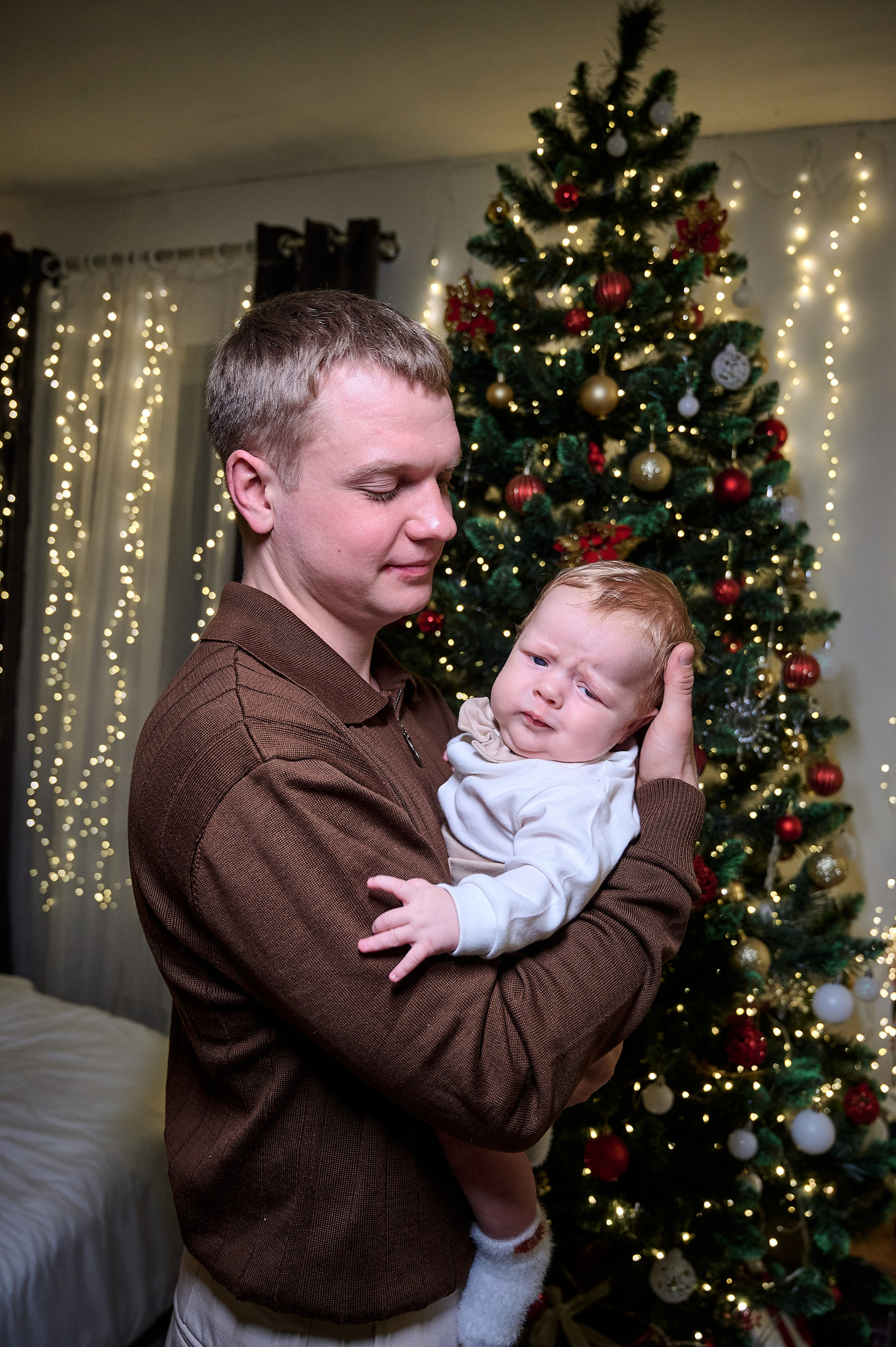 Новогодняя семейная фотосессия в Новокузнецке — семья Фетисовых